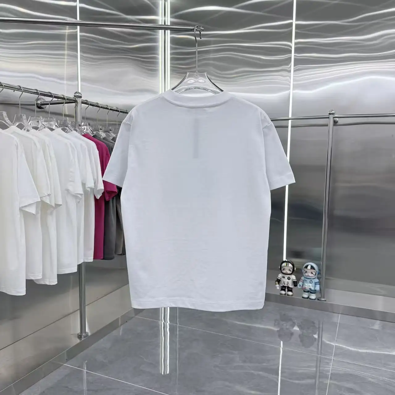 Logo Print Oversized Cotton T-Shirt D14514347 — view 8