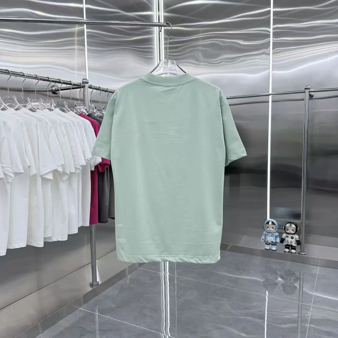 Logo-Print Oversized Cotton-Jersey T-Shirt D14514345 — view 8