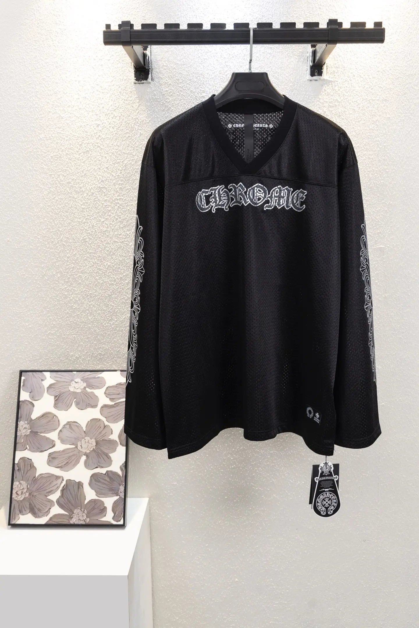 Logo-Print Mesh Hockey Jersey D14512649
