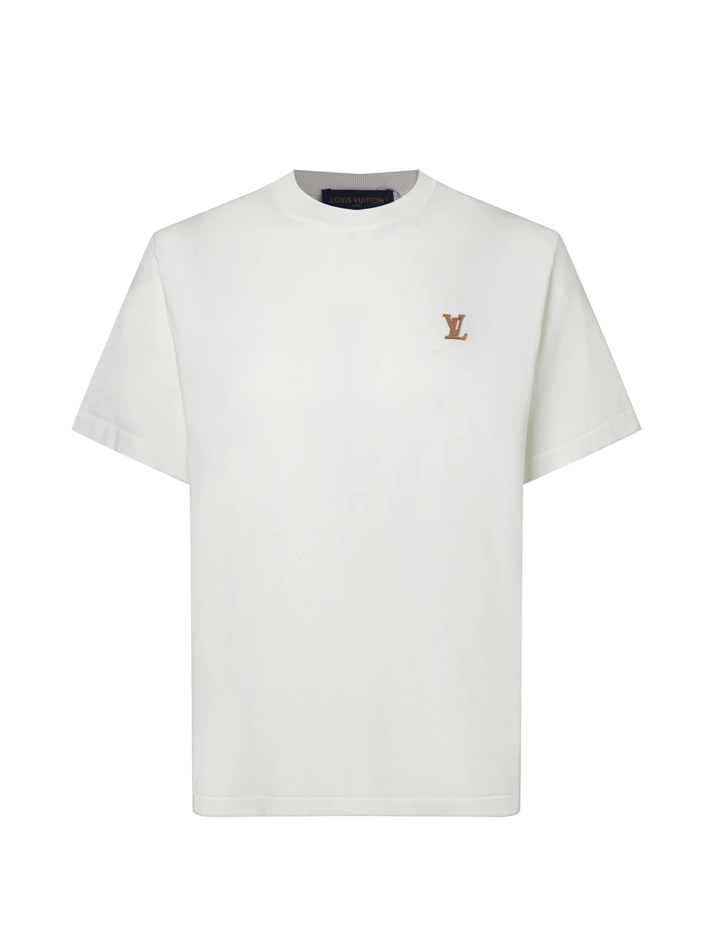 Logo-Embroidered Wool-Blend Knit T-Shirt D14516194