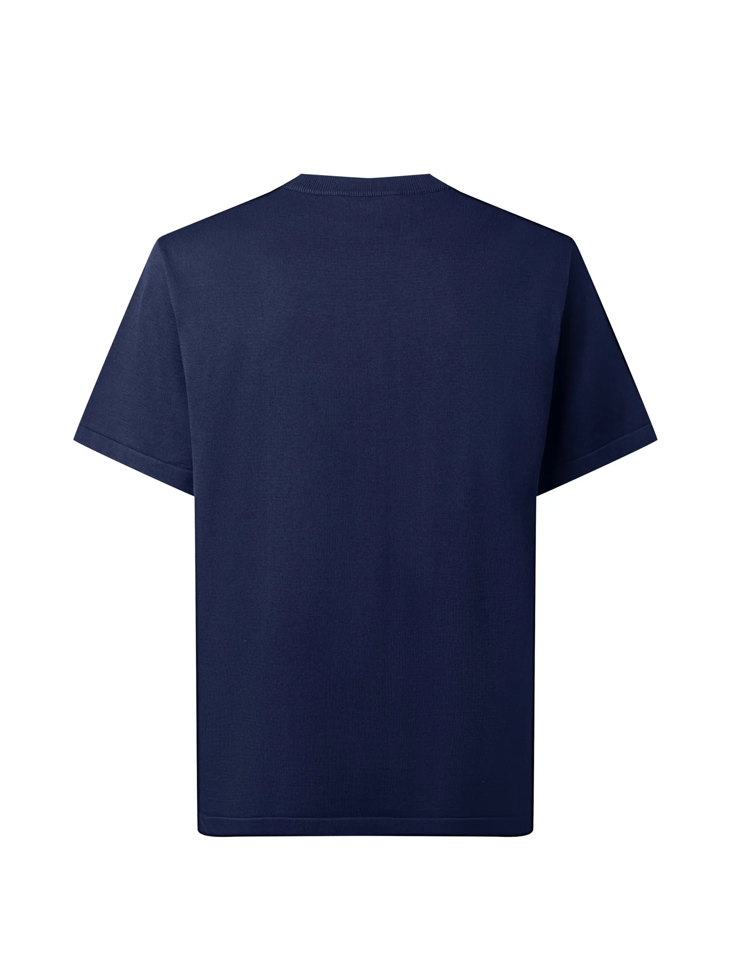 Embroidered Wool-Blend Knit Polo Shirt D14516193 — view 2