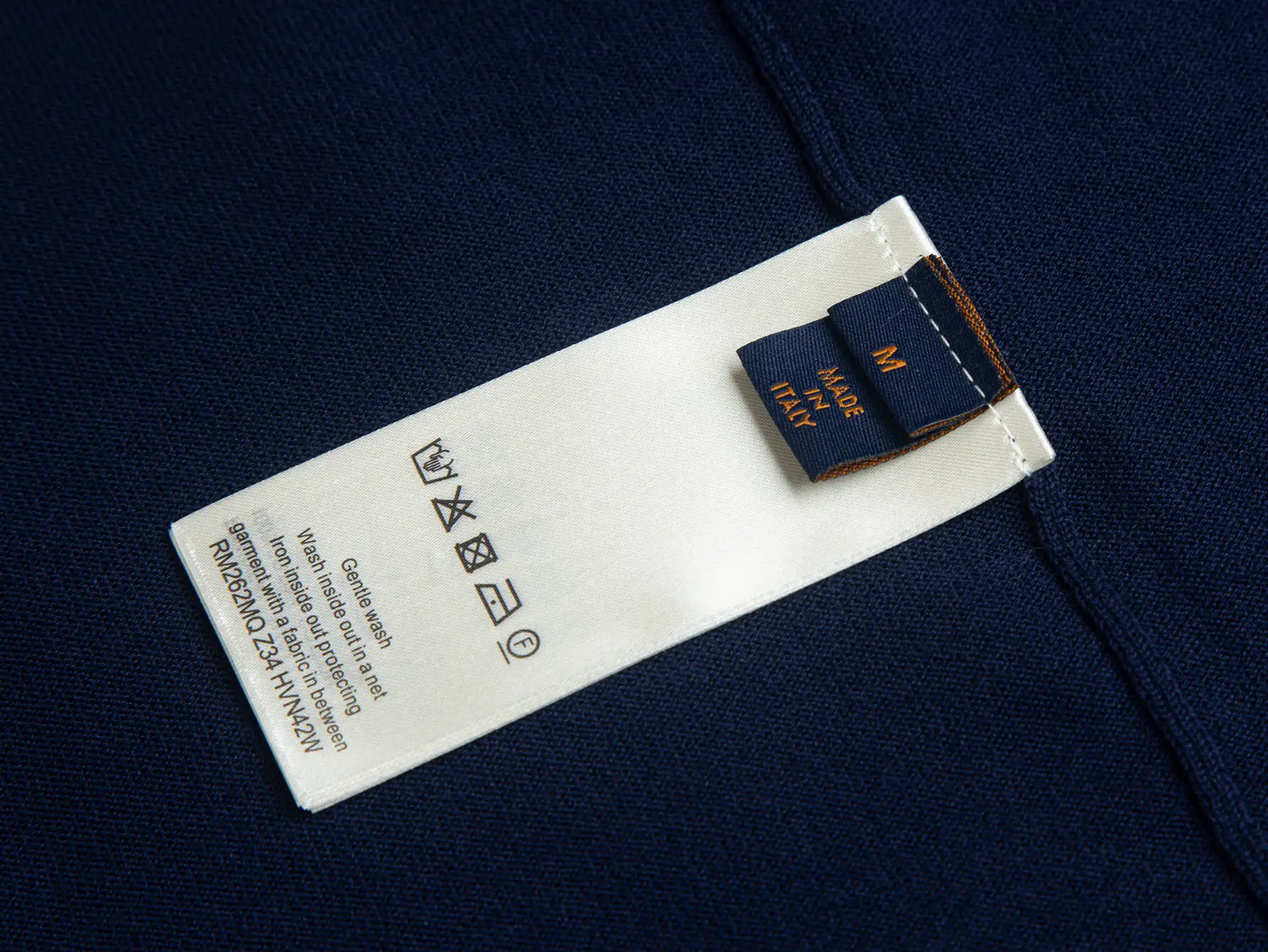 Embroidered Wool-Blend Knit Polo Shirt D14516193 — view 8