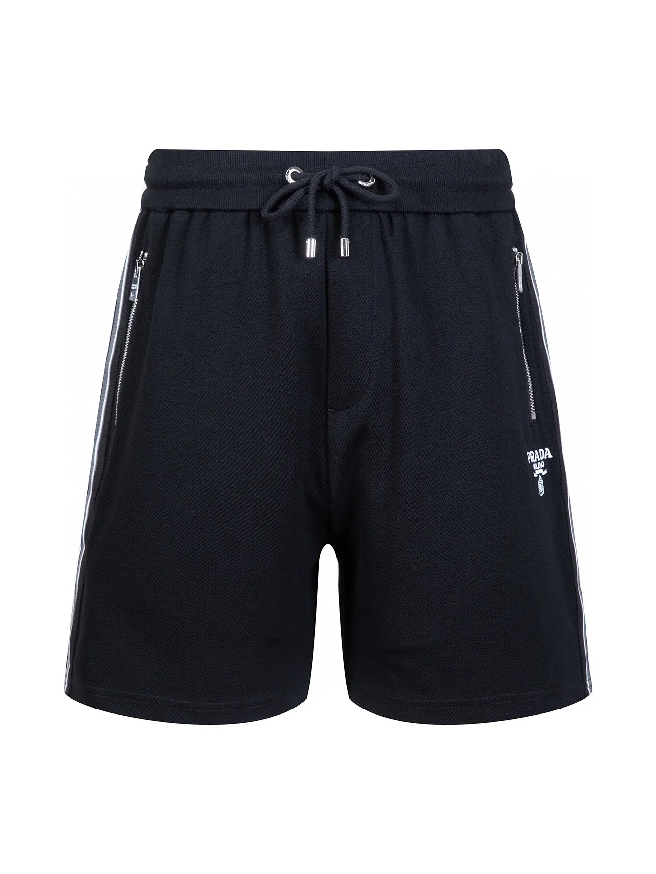 Logo-Embroidered Textured Jersey Shorts D14516524