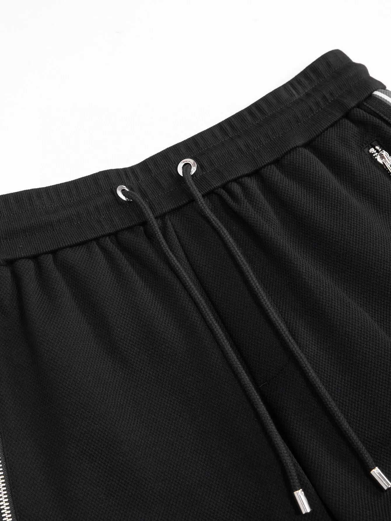 Logo-Embroidered Textured Jersey Shorts D14516524 — view 4