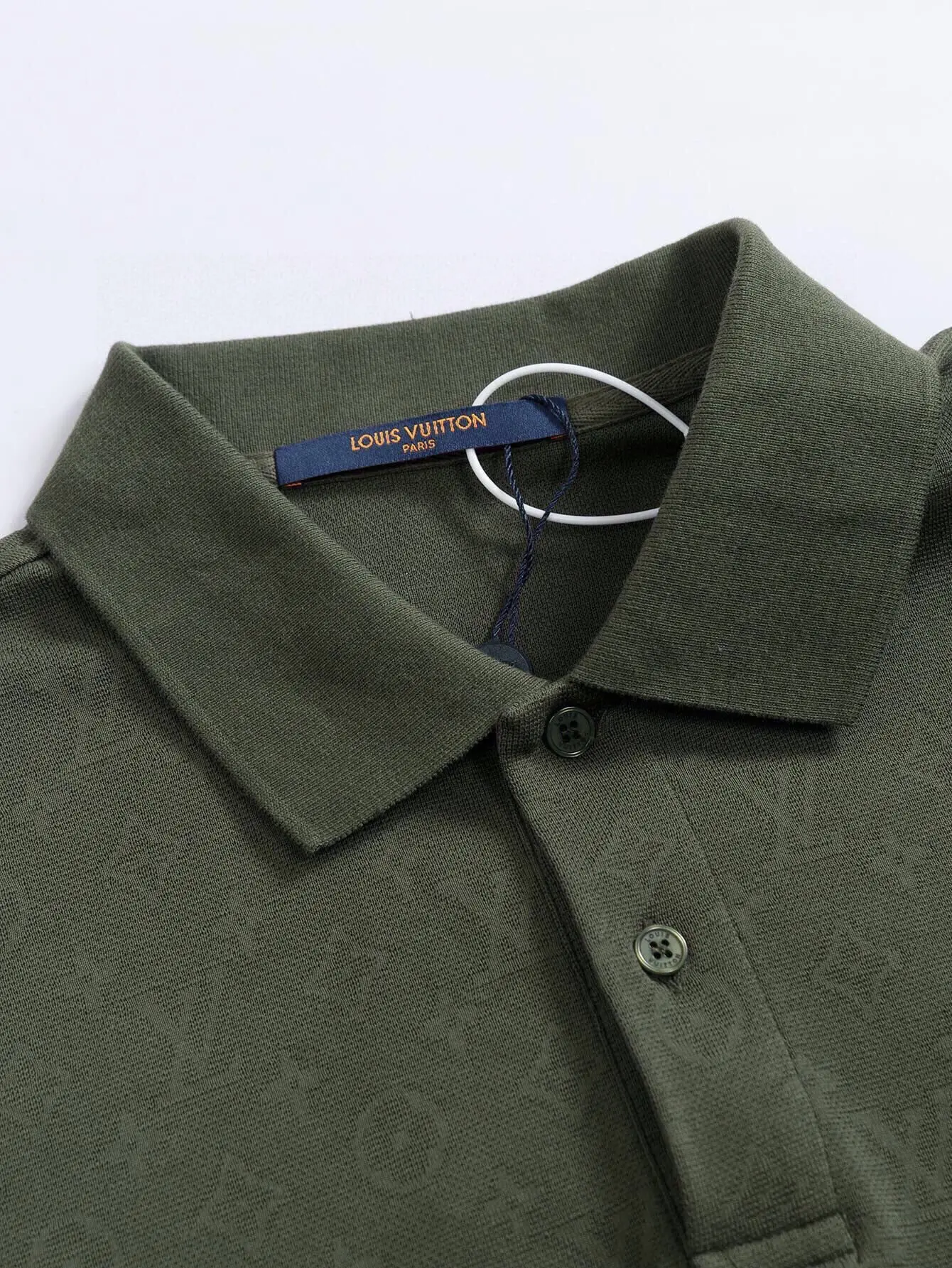 Monogram Jacquard Cotton-Blend Polo Shirt D14516227 — view 3