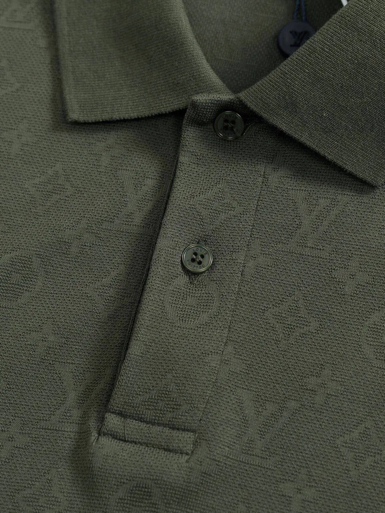 Monogram Jacquard Cotton-Blend Polo Shirt D14516227 — view 4