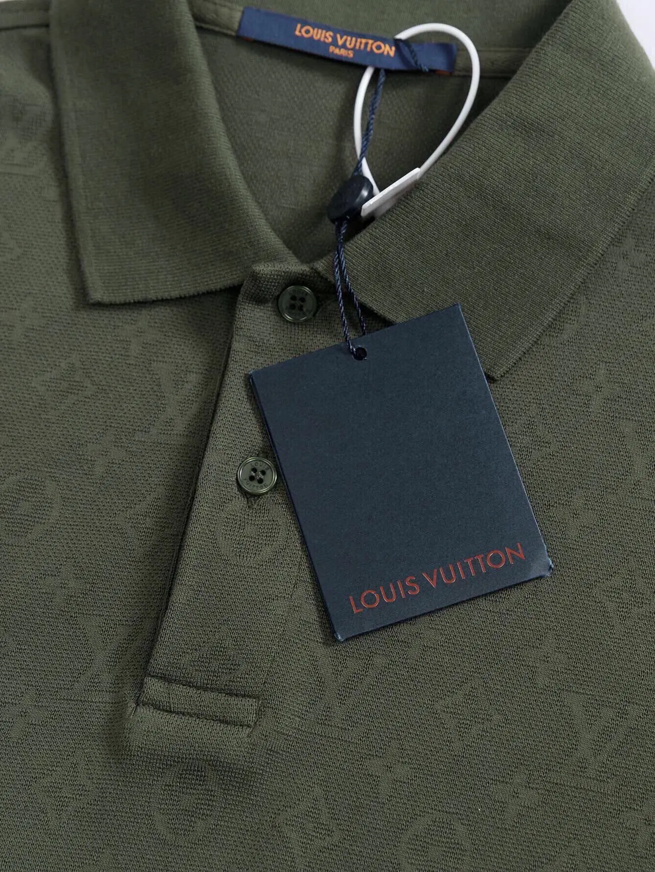 Monogram Jacquard Cotton-Blend Polo Shirt D14516227 — view 5