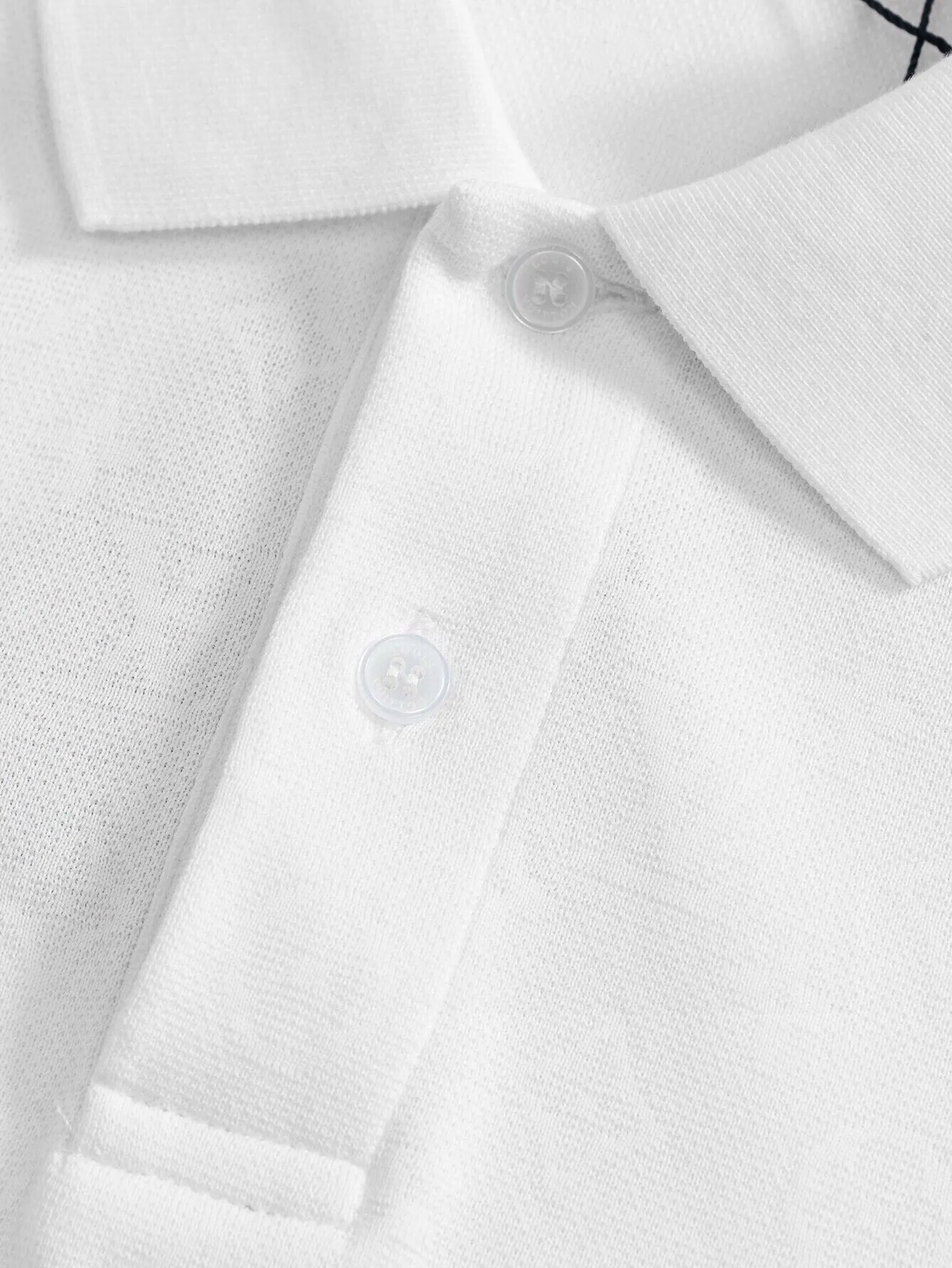 Jacquard Monogram Cotton-Blend Polo Shirt D14516226 — view 5