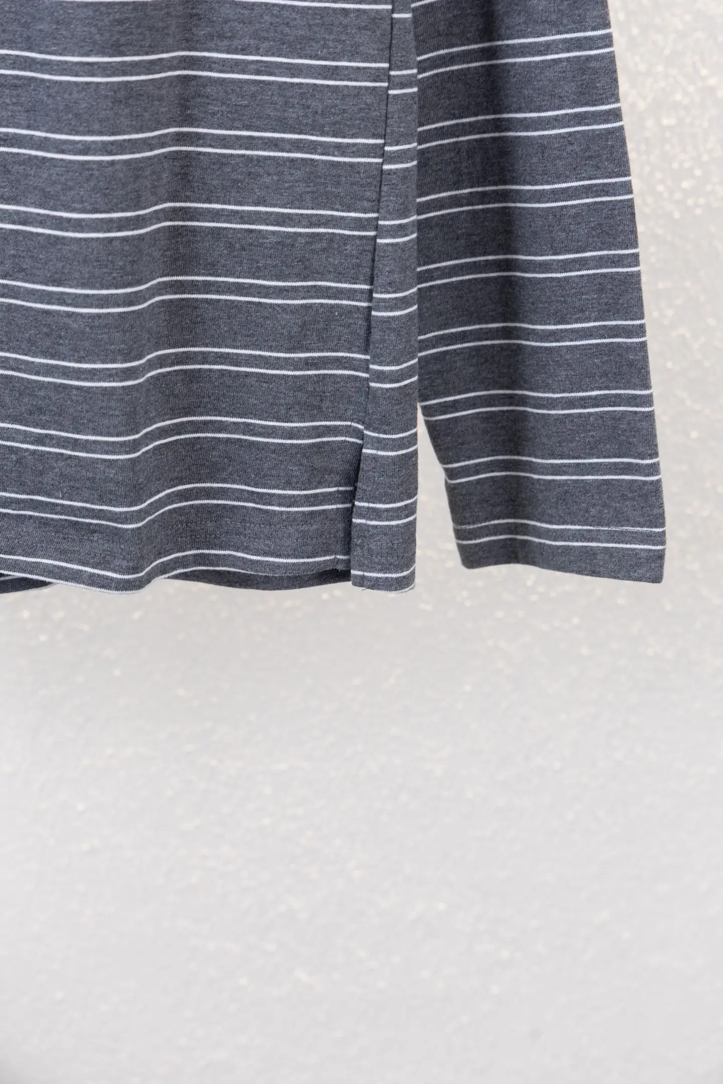 Striped Cotton Long-Sleeved Polo Shirt D14812663 — view 8