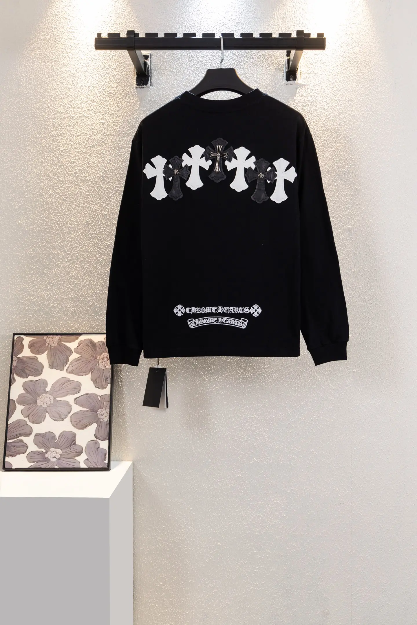 Cross Patch Embroidered Cotton Sweatshirt D14812643 — view 2