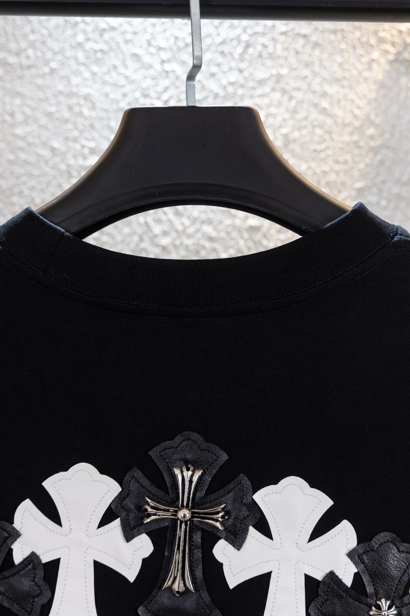 Cross Patch Embroidered Cotton Sweatshirt D14812643 — view 4