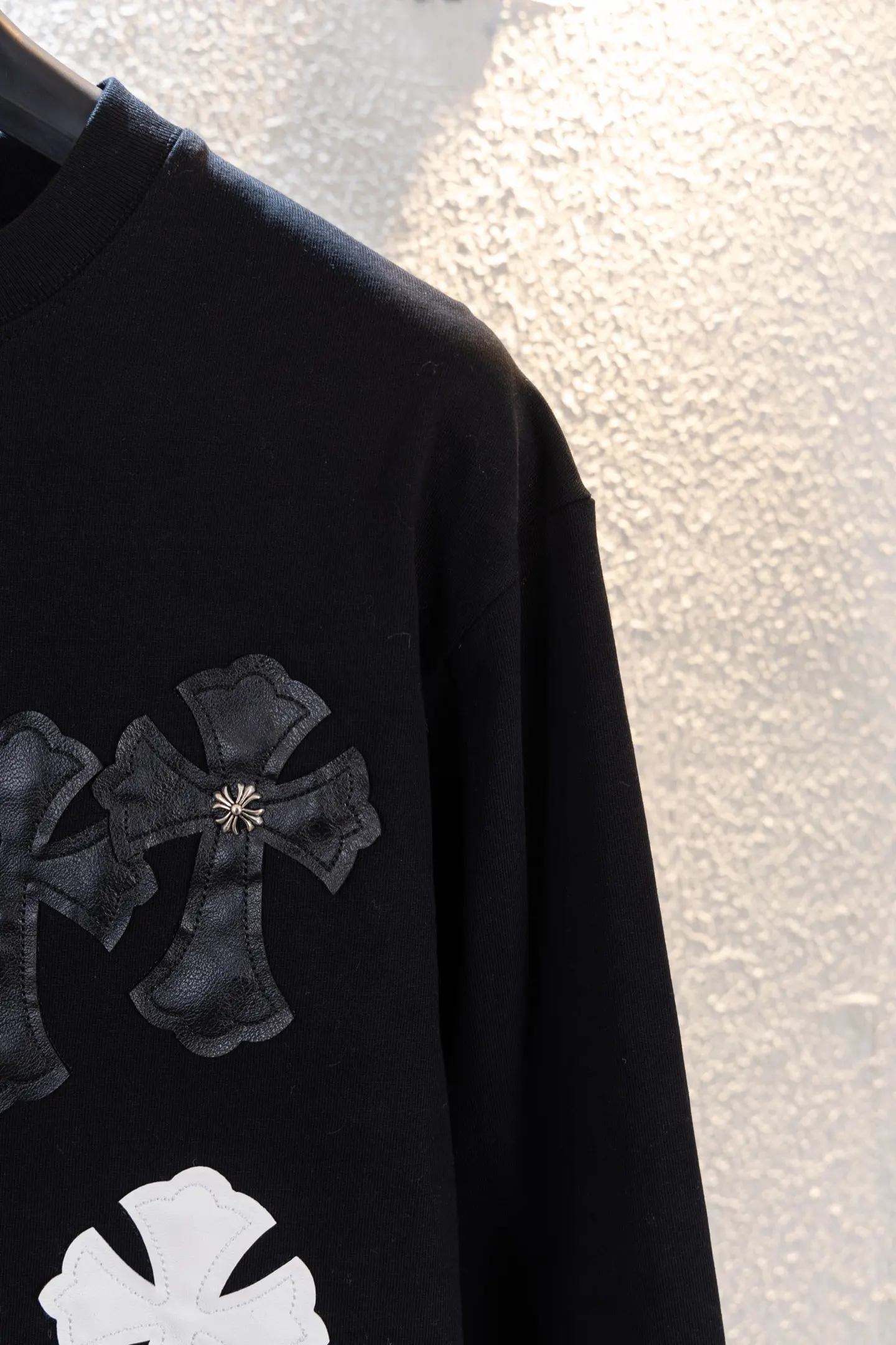 Cross Patch Embroidered Cotton Sweatshirt D14812643 — view 8