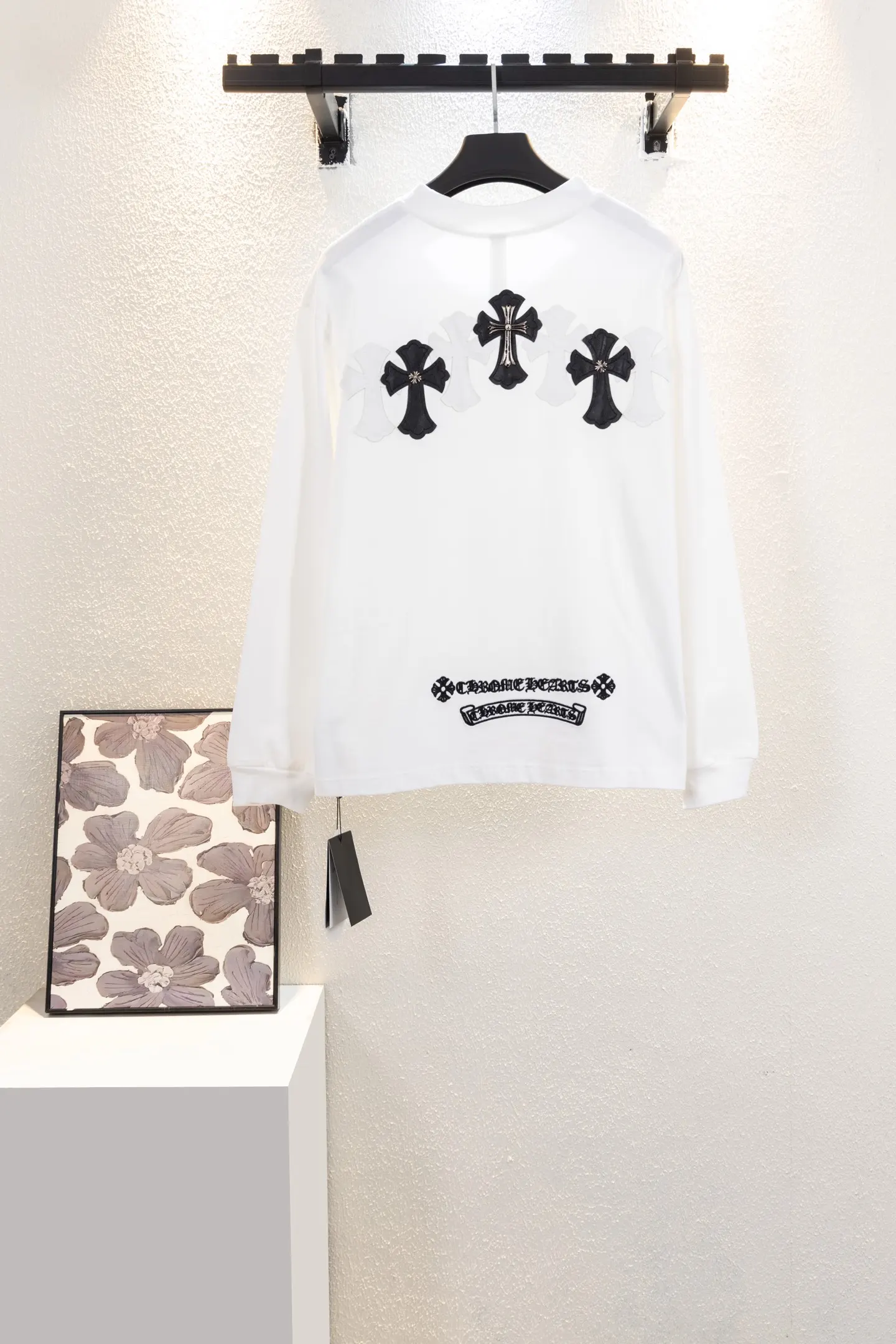 Cross Patch Embroidered Cotton Sweatshirt D14812642 — view 2