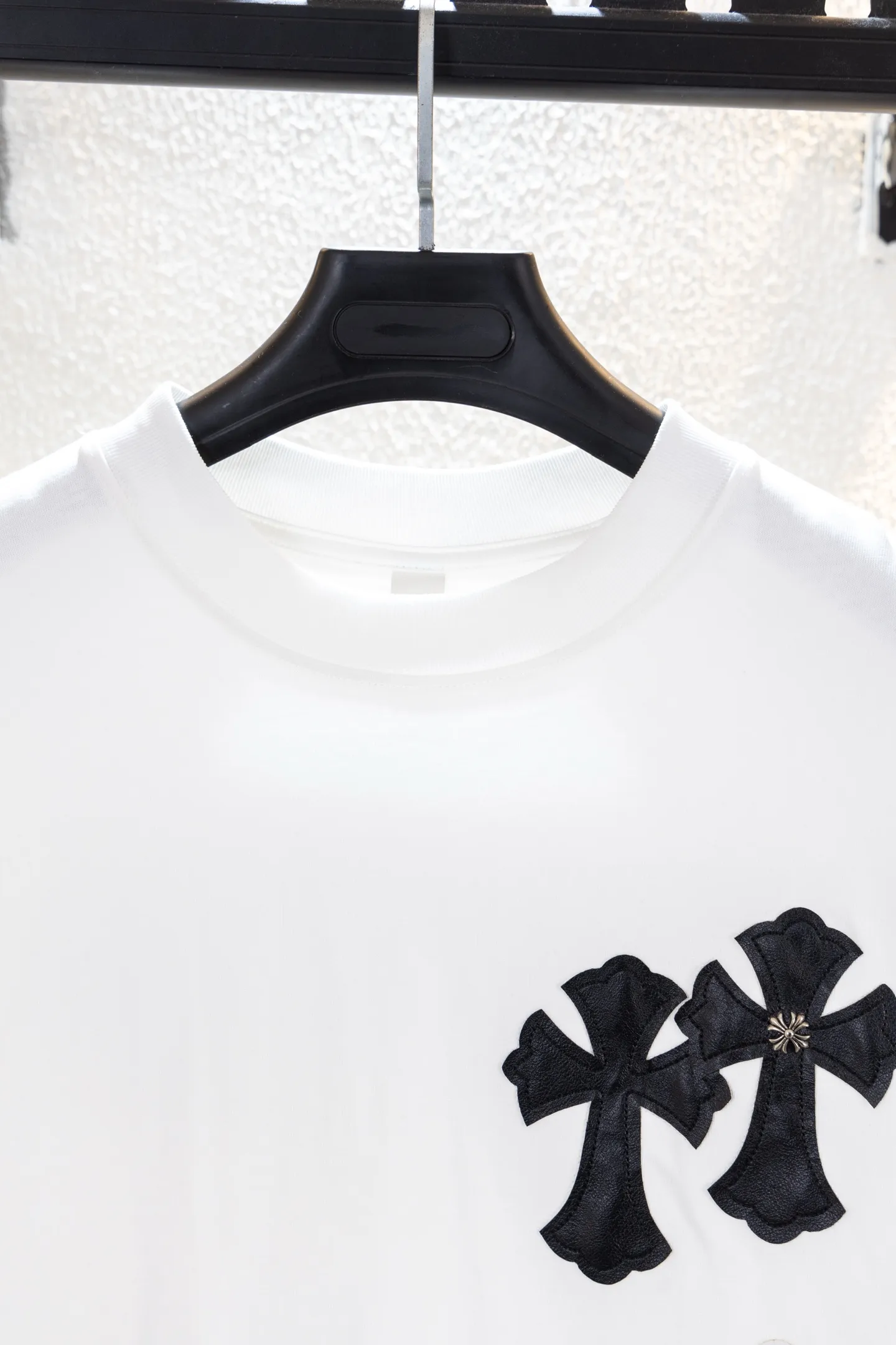 Cross Patch Embroidered Cotton Sweatshirt D14812642 — view 3