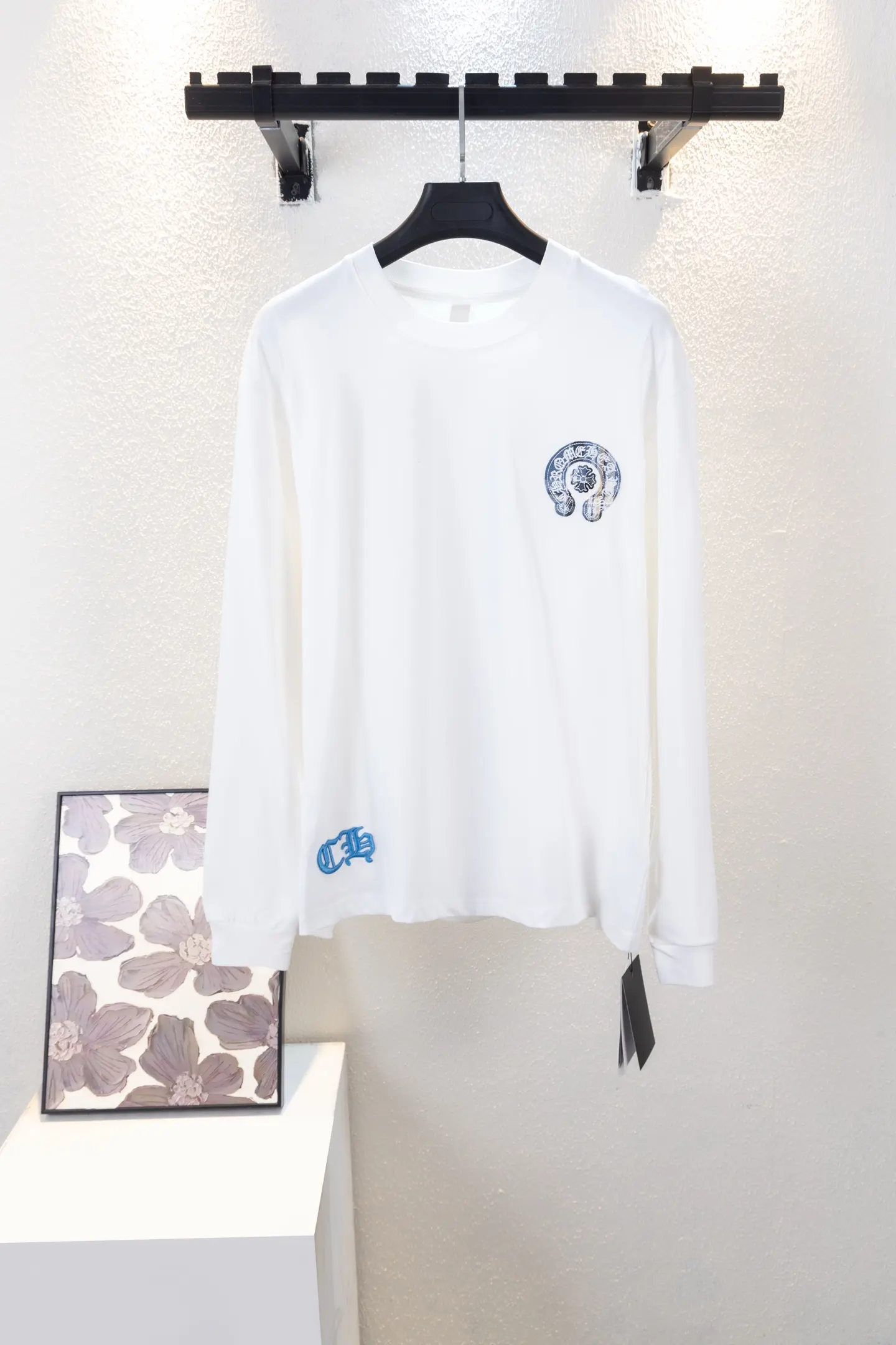 Logo-Embroidered Cotton Long-Sleeve T-Shirt D14812599
