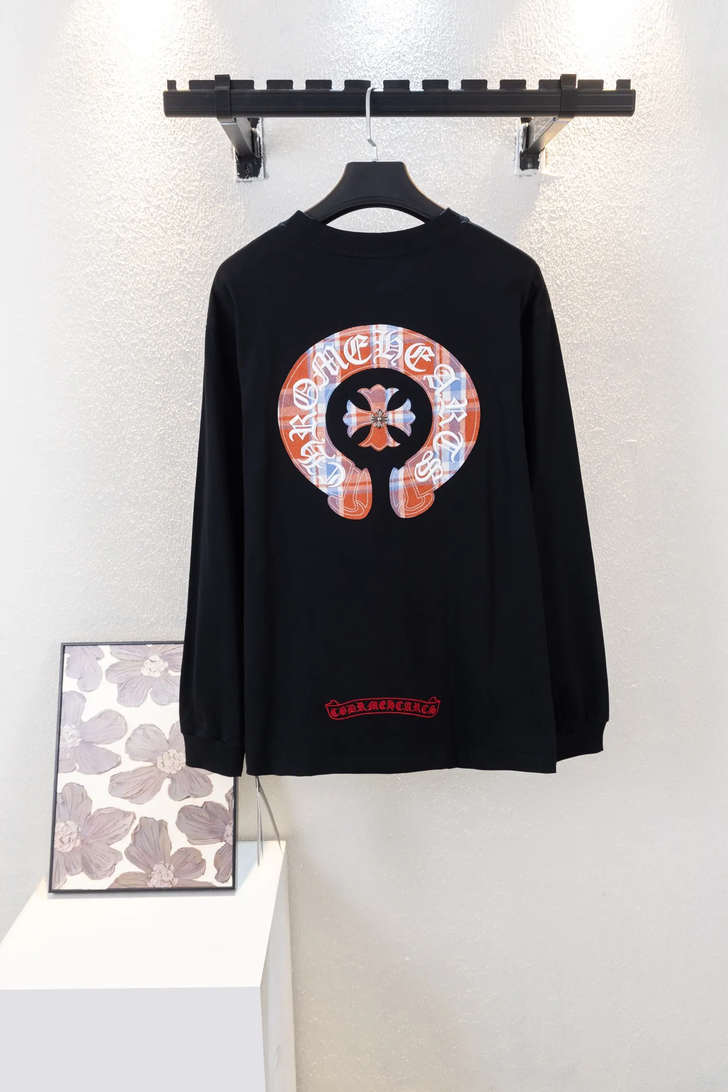Logo-Print Cotton-Jersey Long-Sleeve T-Shirt D14812600 — view 2