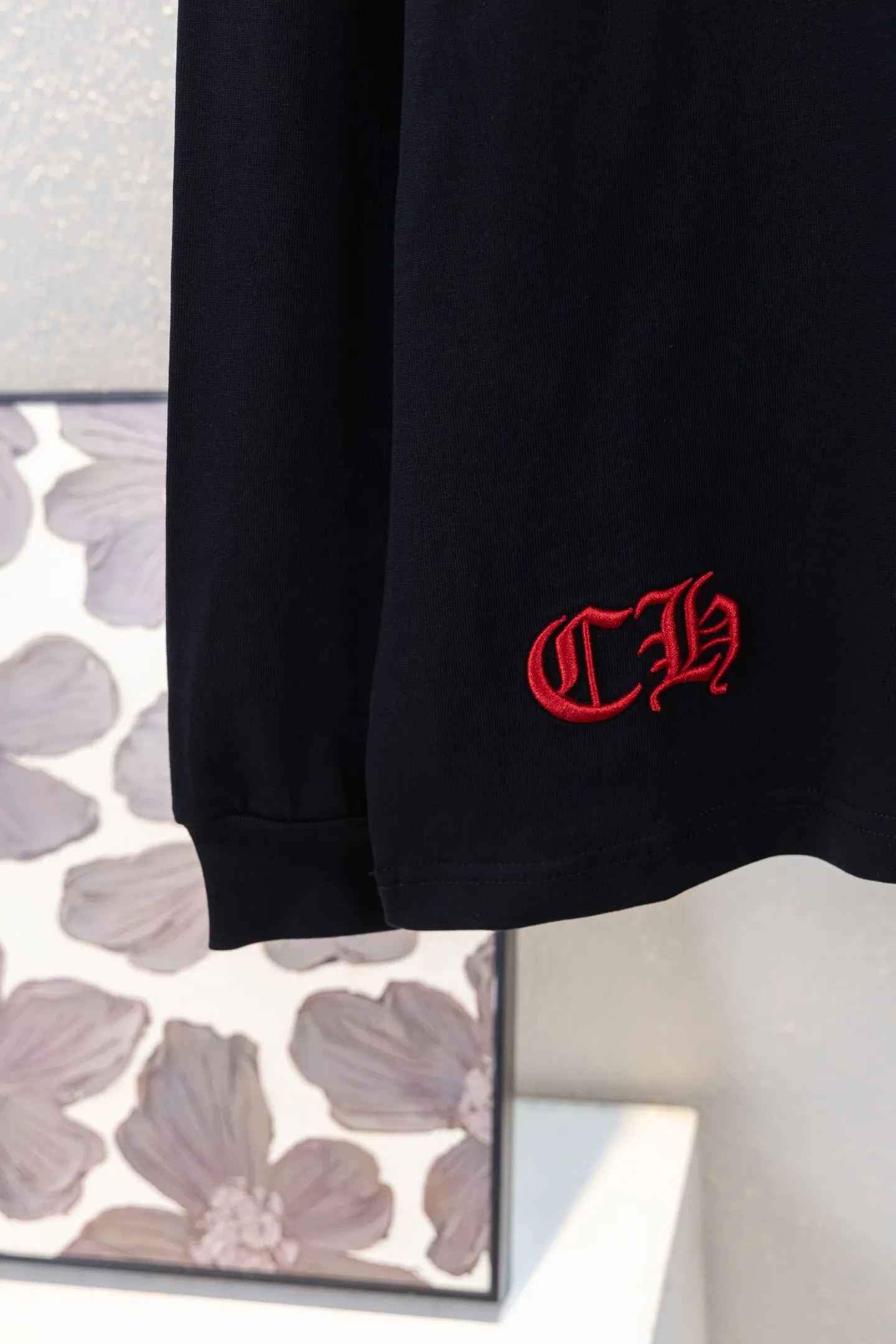 Logo-Print Cotton-Jersey Long-Sleeve T-Shirt D14812600 — view 7