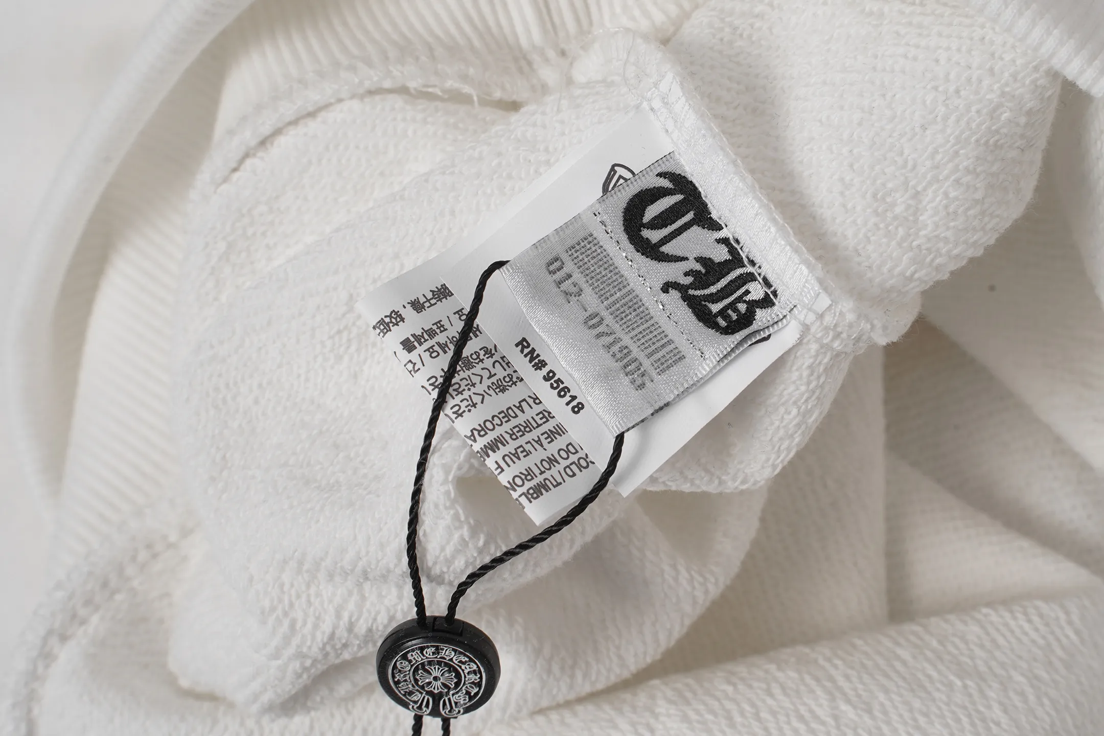 Horseshoe Logo Print Cotton Hoodie D15022542 — view 14