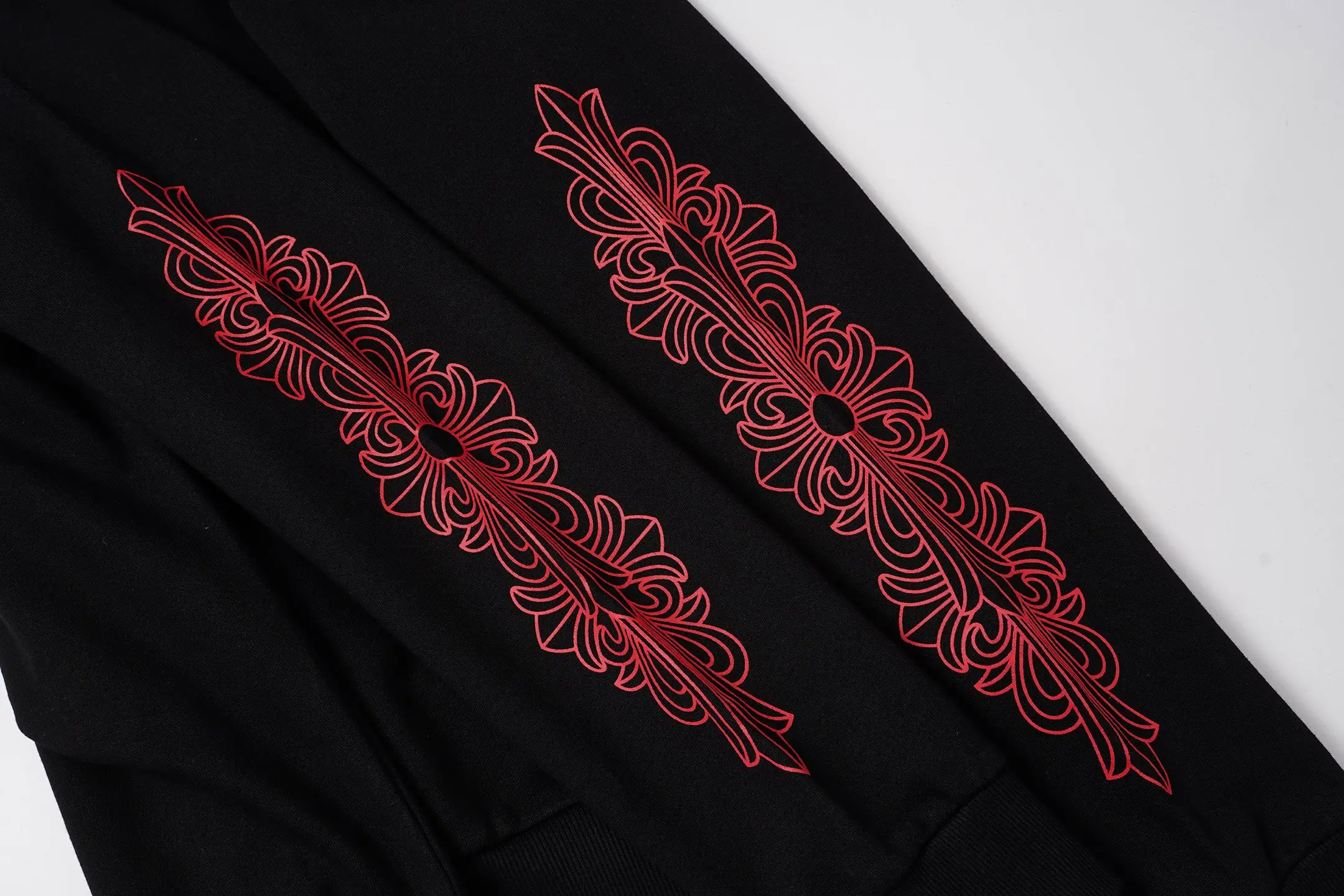 Horseshoe Logo Print Cotton-Blend Hoodie D15022541 — view 10