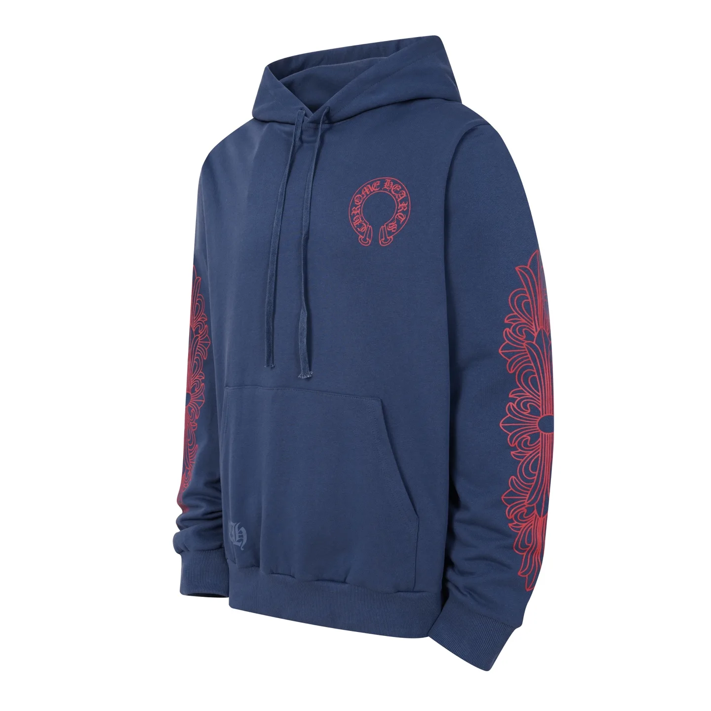 Horseshoe Logo Print Cotton-Blend Hoodie D15022543 — view 9