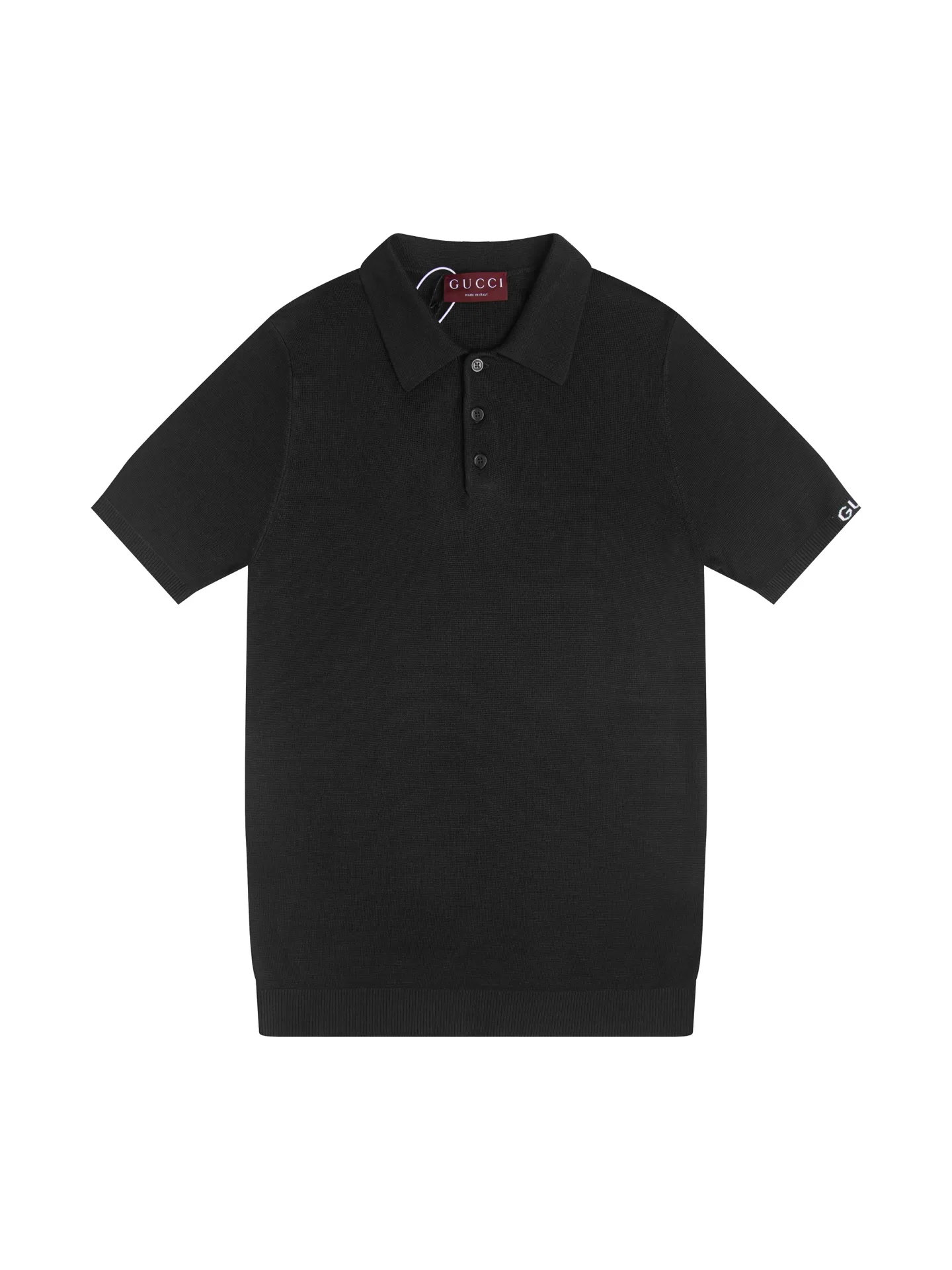 Logo-Embroidered Wool-Blend Knit Polo Shirt D15016240