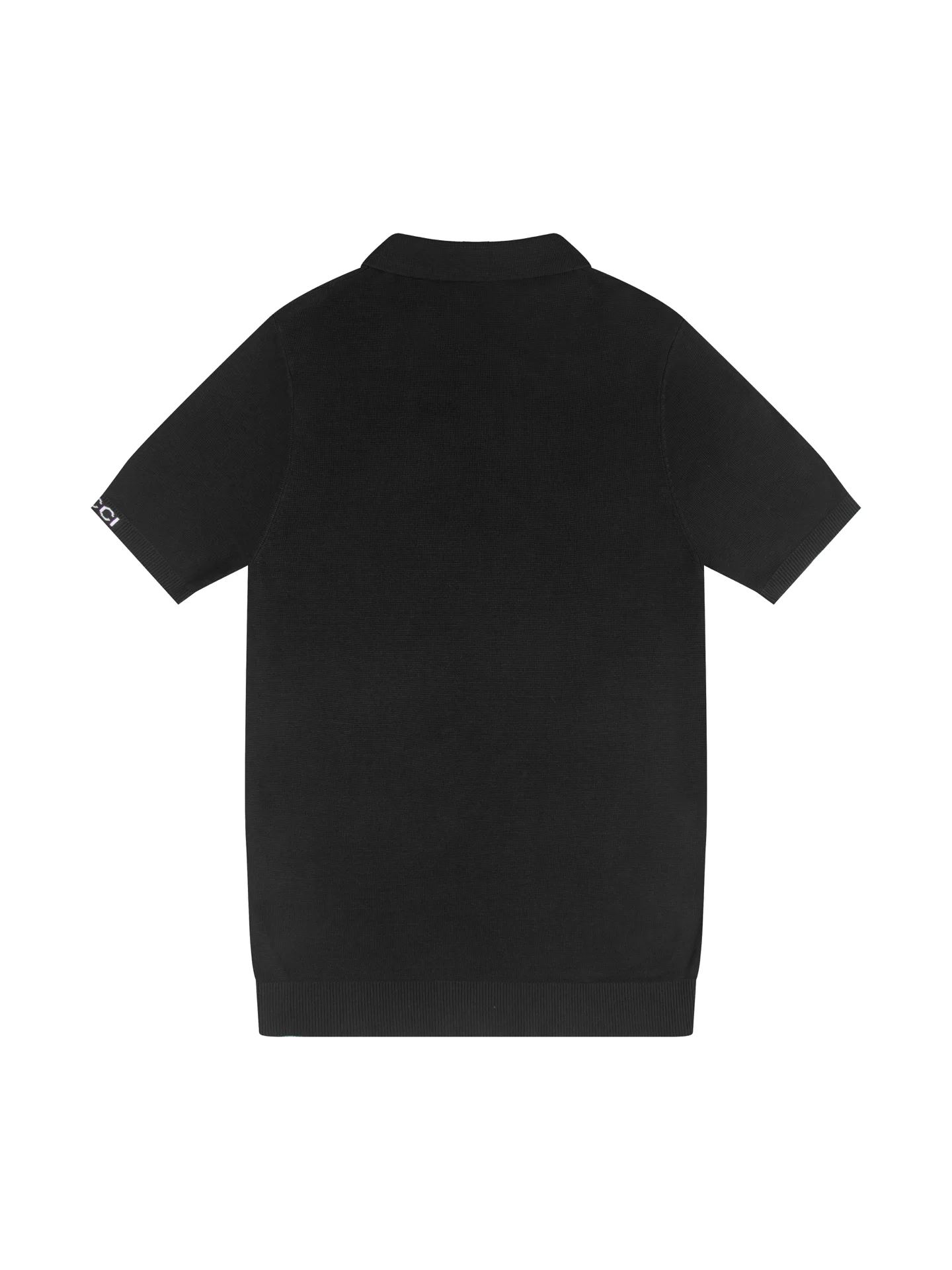 Logo-Embroidered Wool-Blend Knit Polo Shirt D15016240 — view 2