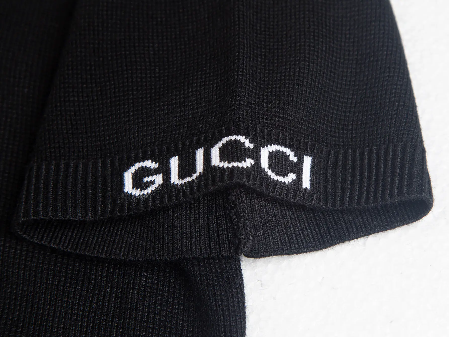 Logo-Embroidered Wool-Blend Knit Polo Shirt D15016240 — view 5