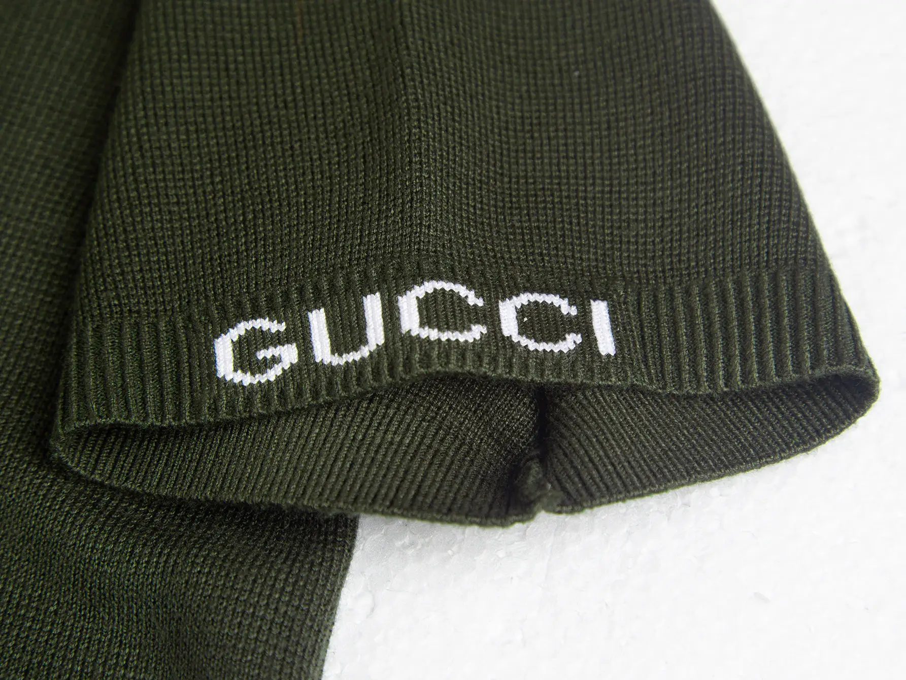 Logo-Embroidered Wool-Blend Knit Polo Shirt D15016239 — view 7