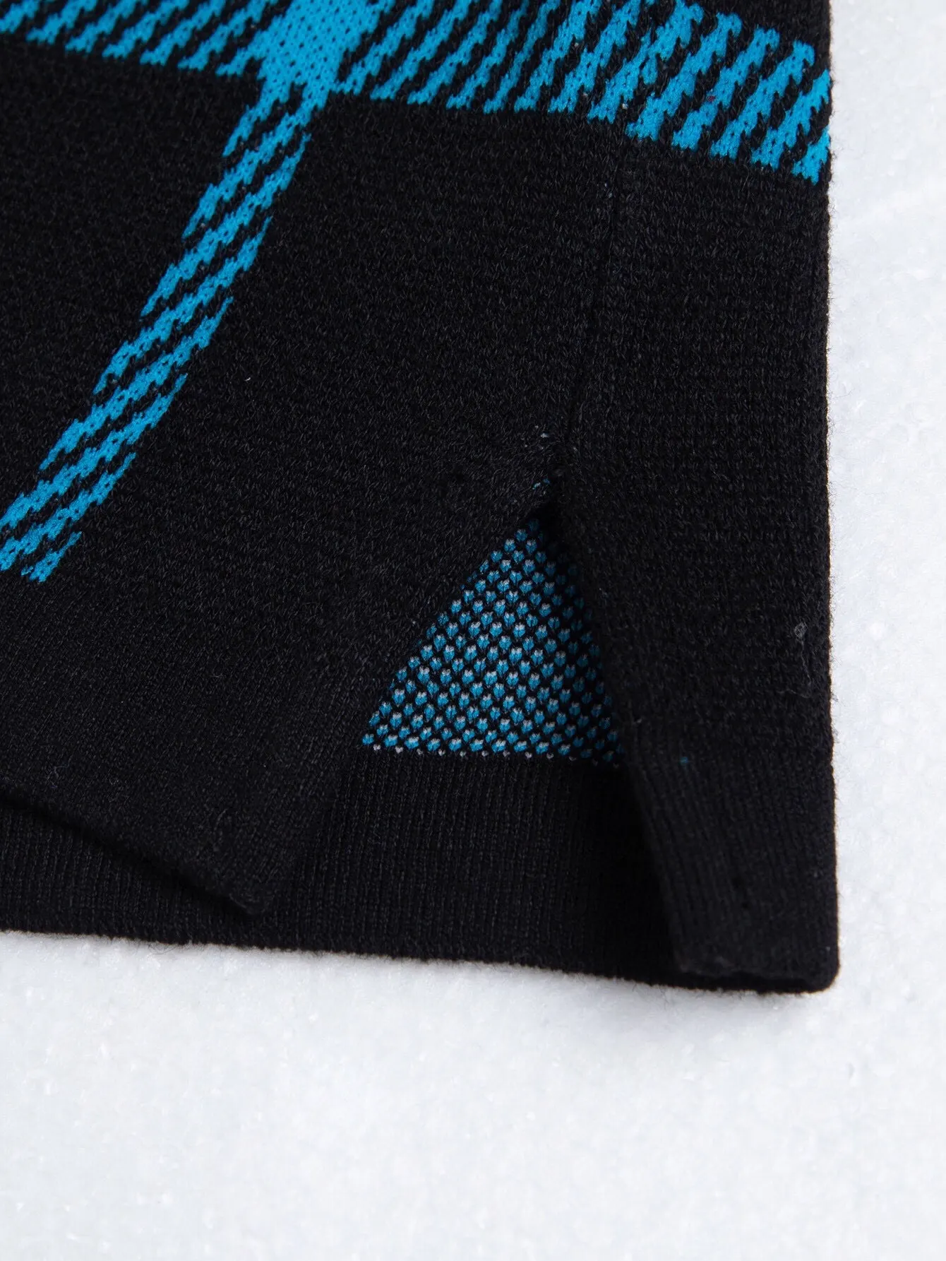 Check Wool Knit Polo Shirt D15016354 — view 8