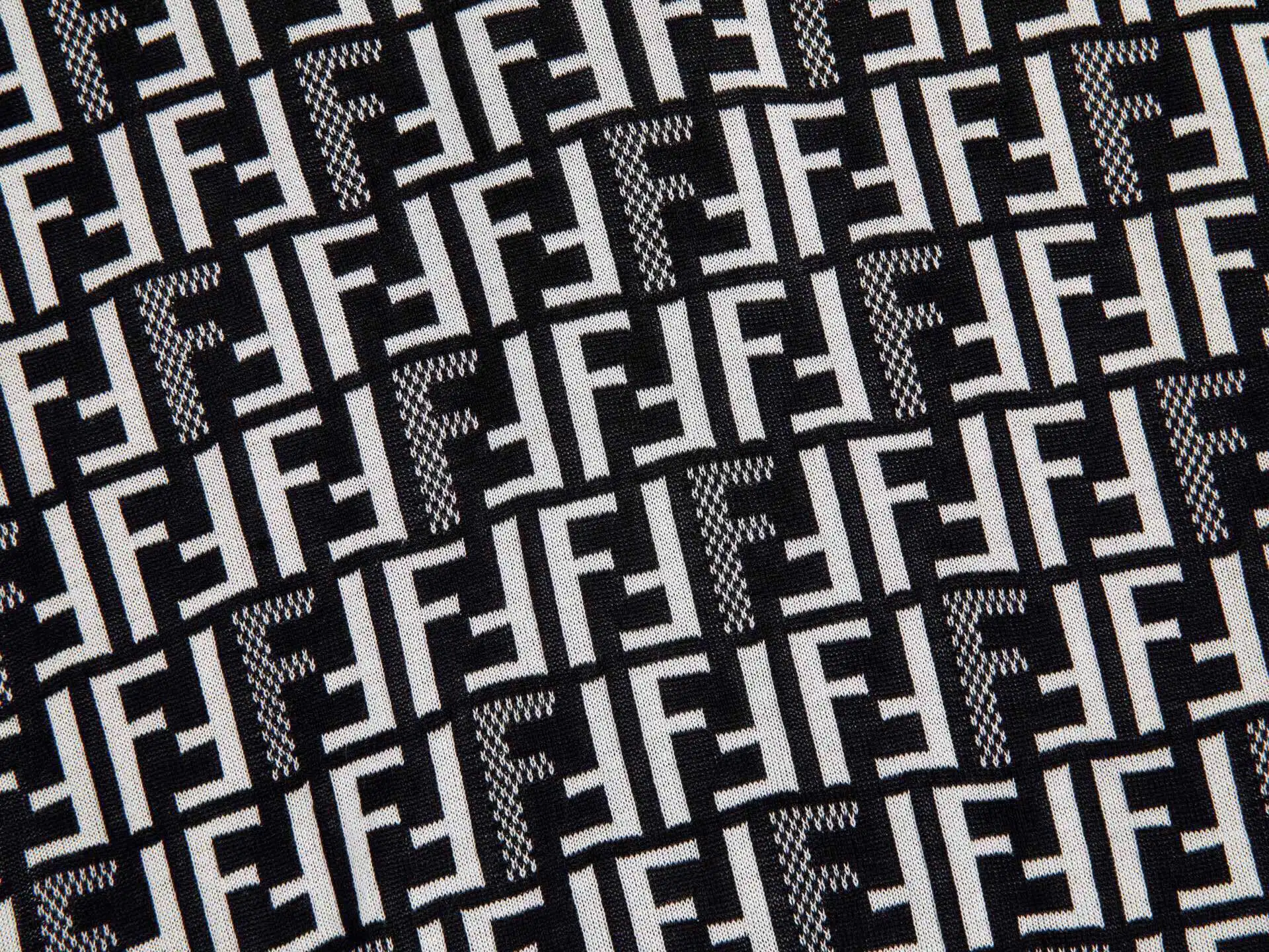 FF Monogram Jacquard Knit T-Shirt D15016514 — view 6