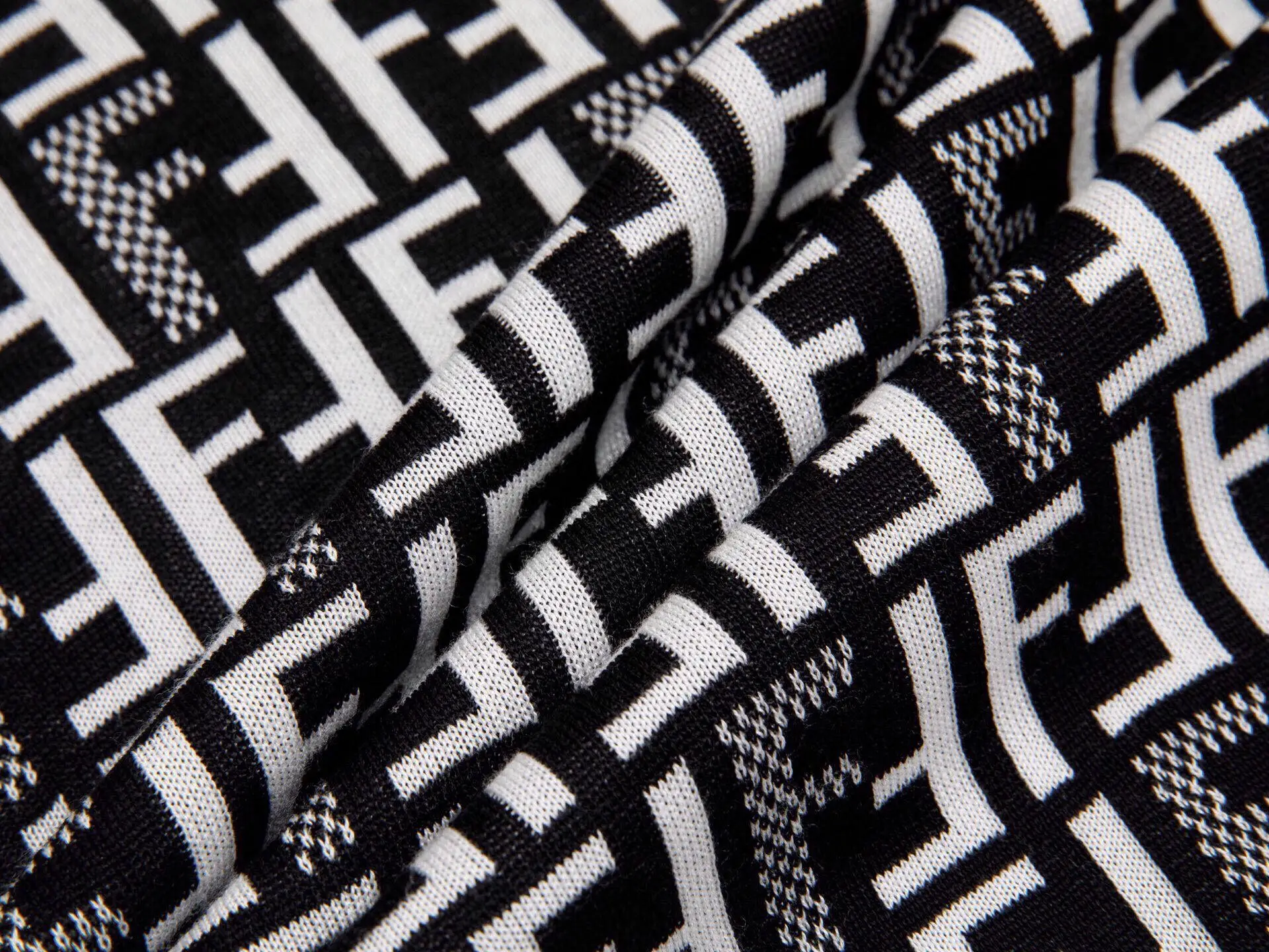 FF Monogram Jacquard Knit T-Shirt D15016514 — view 8
