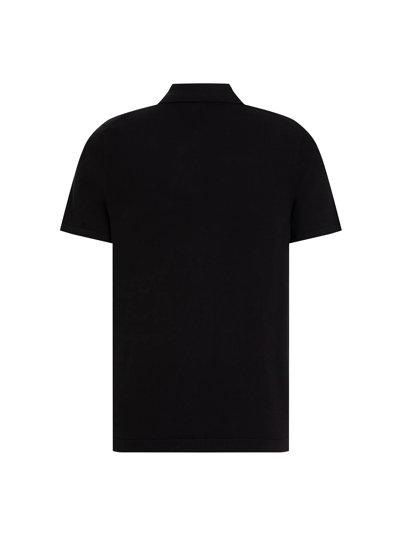 Logo-Embroidered Wool Knit Polo Shirt D15016522 — view 2
