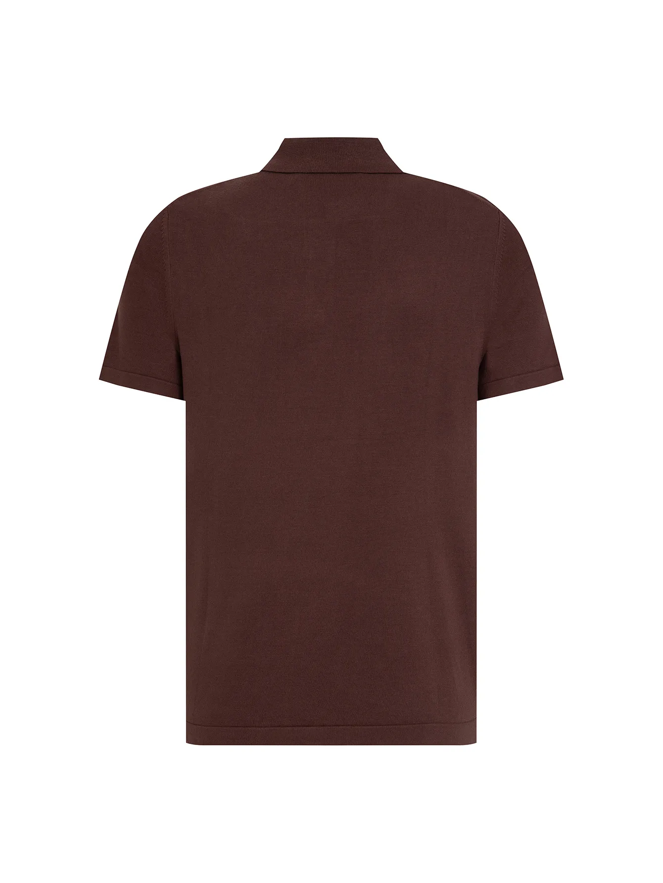 Logo-Embroidered Wool Knit Polo Shirt D15016521 — view 2