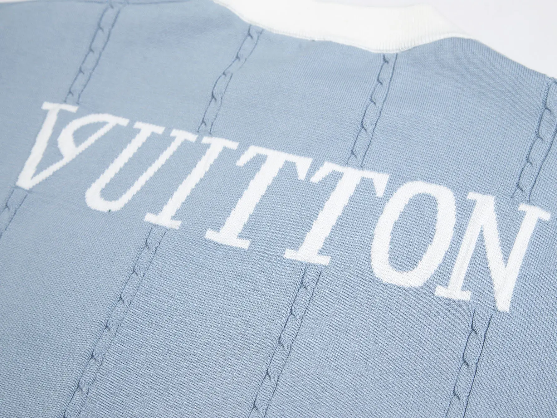 Embroidered Intarsia Wool-Blend Knit T-Shirt D15016387 — view 6