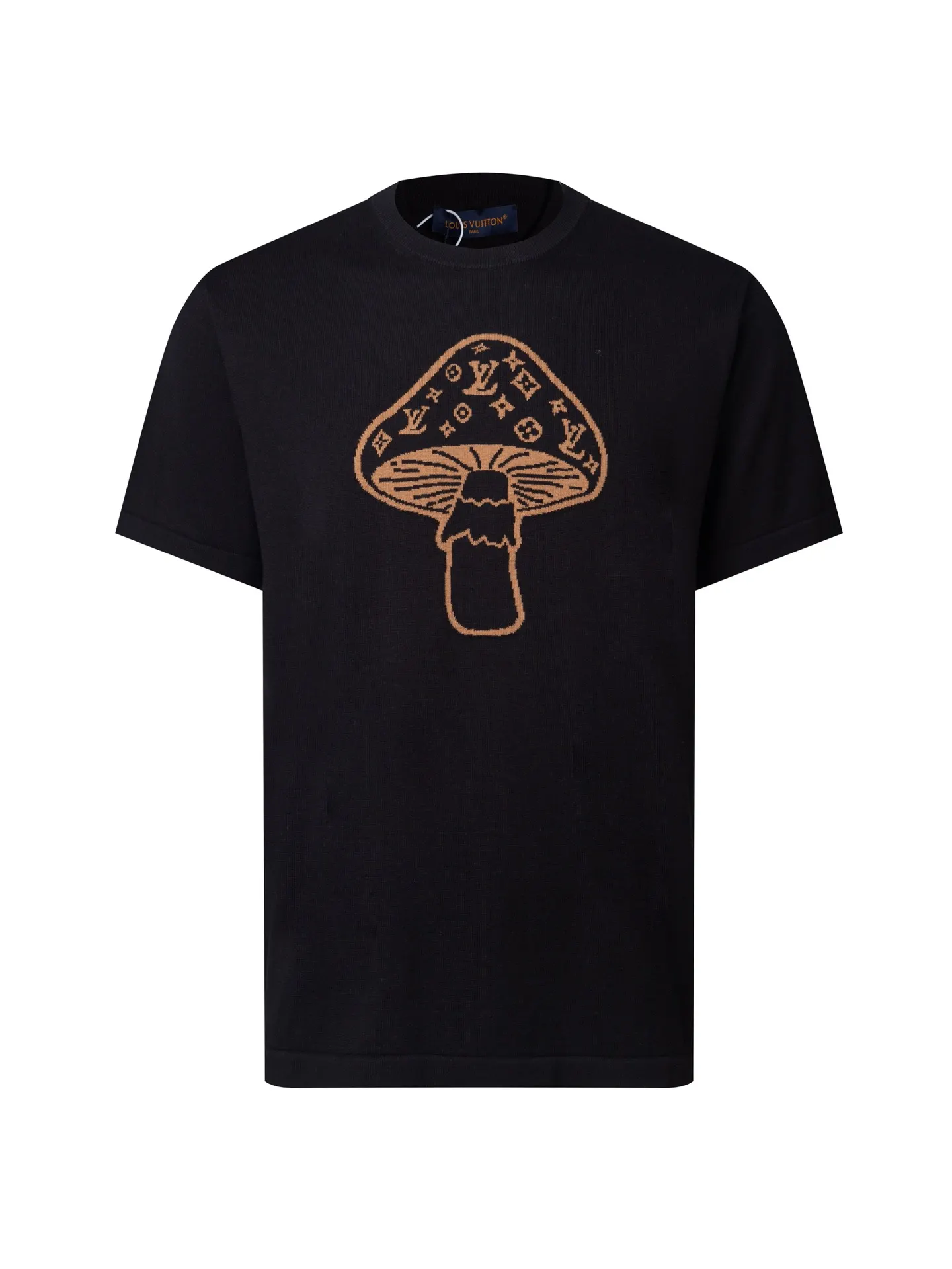 Mushroom Intarsia Wool-Blend Knit T-Shirt D15016352