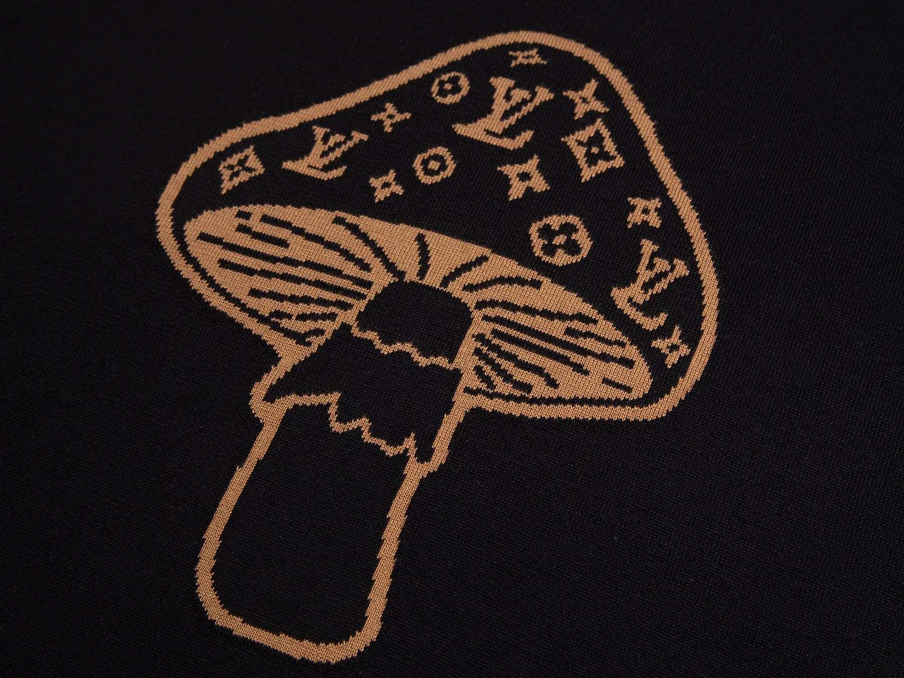 Mushroom Intarsia Wool-Blend Knit T-Shirt D15016352 — view 3