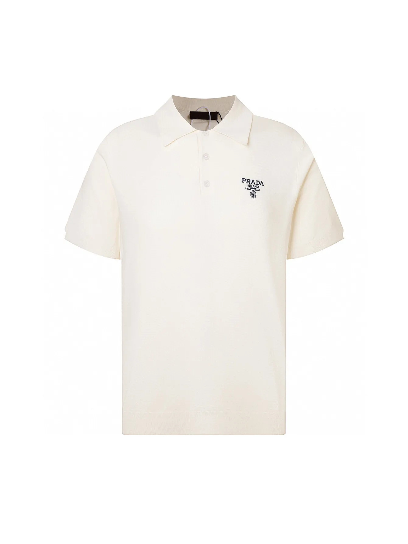Logo-Embroidered Wool Knit Polo Shirt D15016184