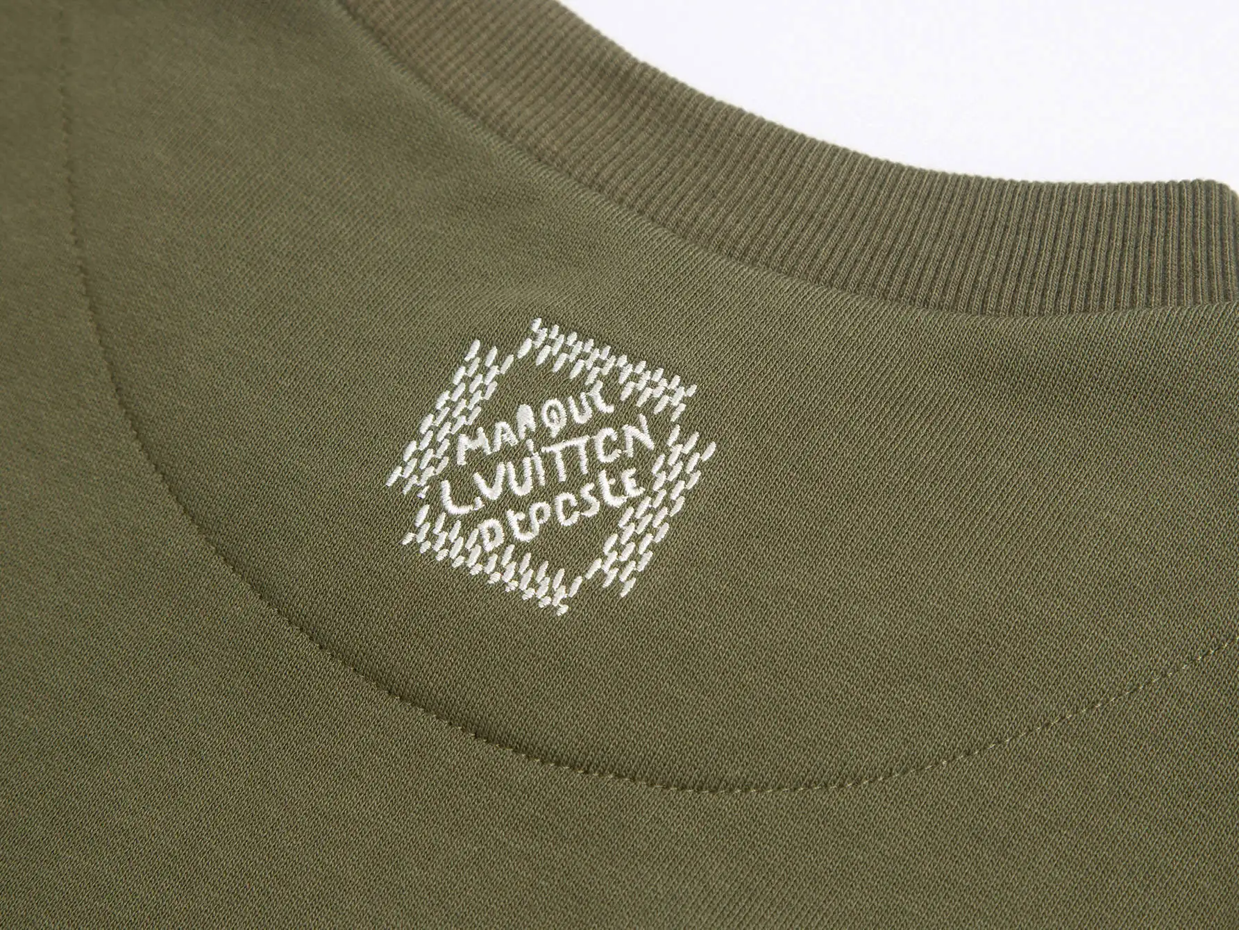 Embroidered Patch Crew-Neck Sweatshirt D15016506 — view 7