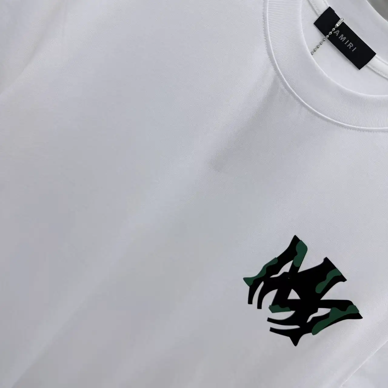 Logo Flocked Cotton T-Shirt D15014350 — view 5