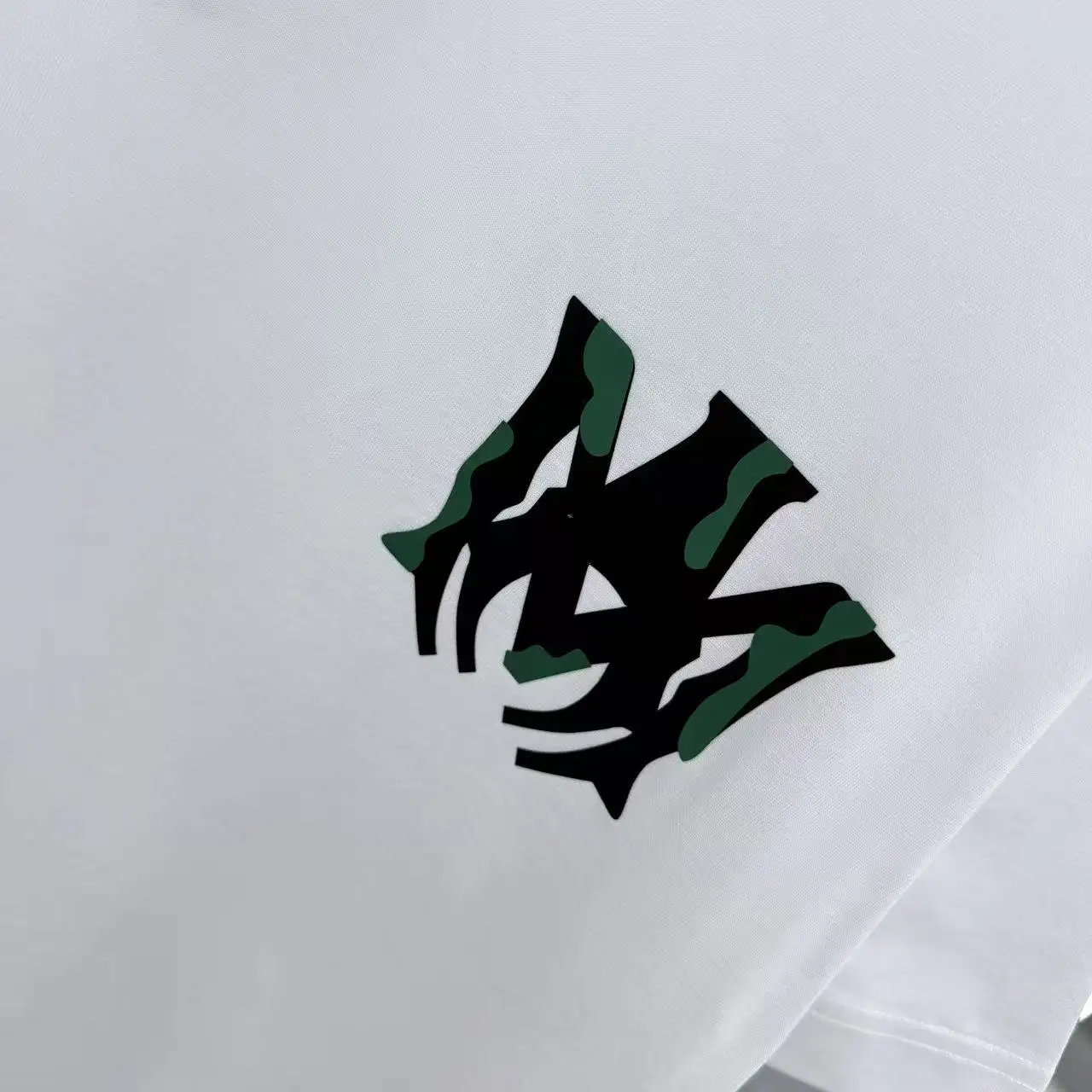 Logo Flocked Cotton T-Shirt D15014350 — view 6
