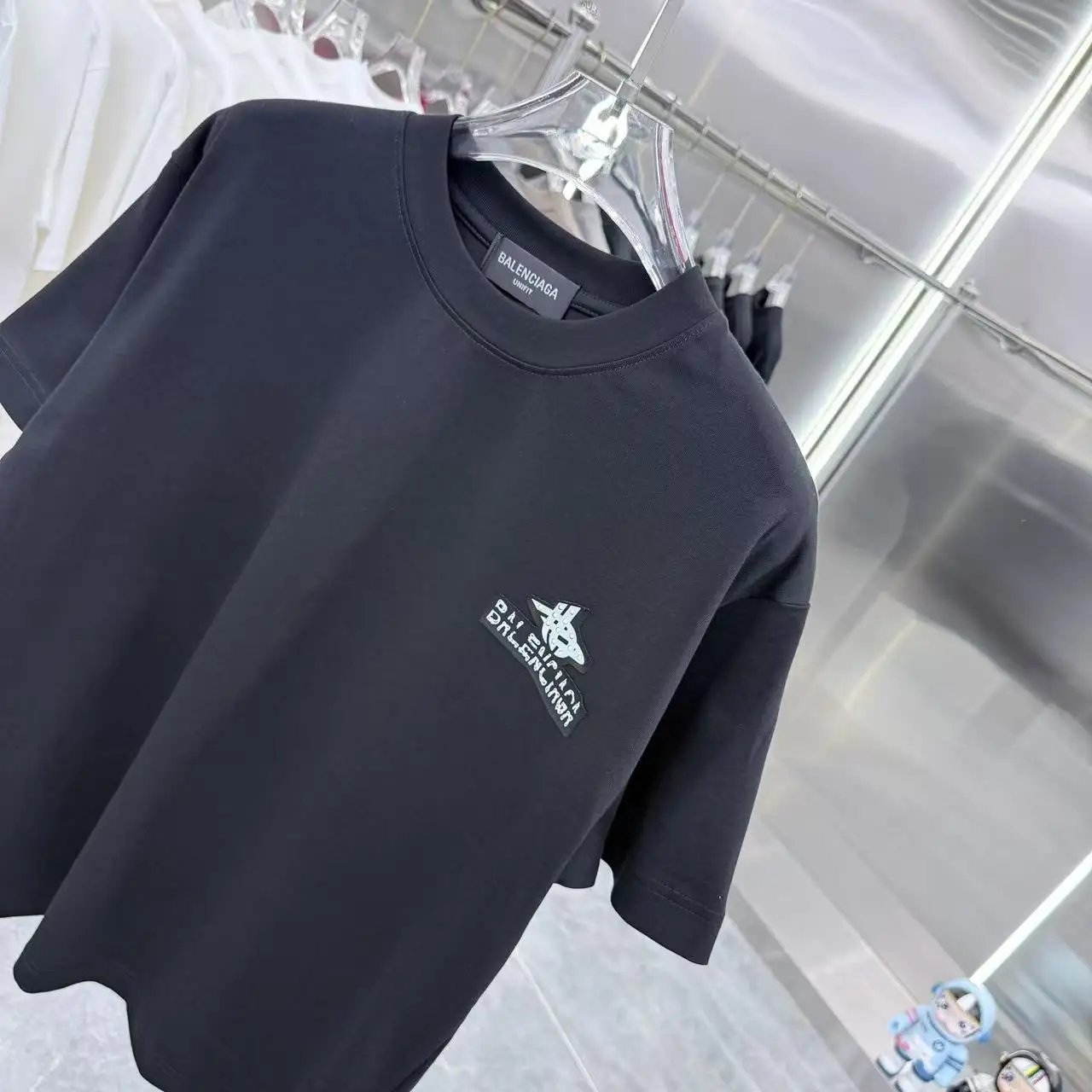 Logo Embellished Oversized T-Shirt D15014361 — view 4