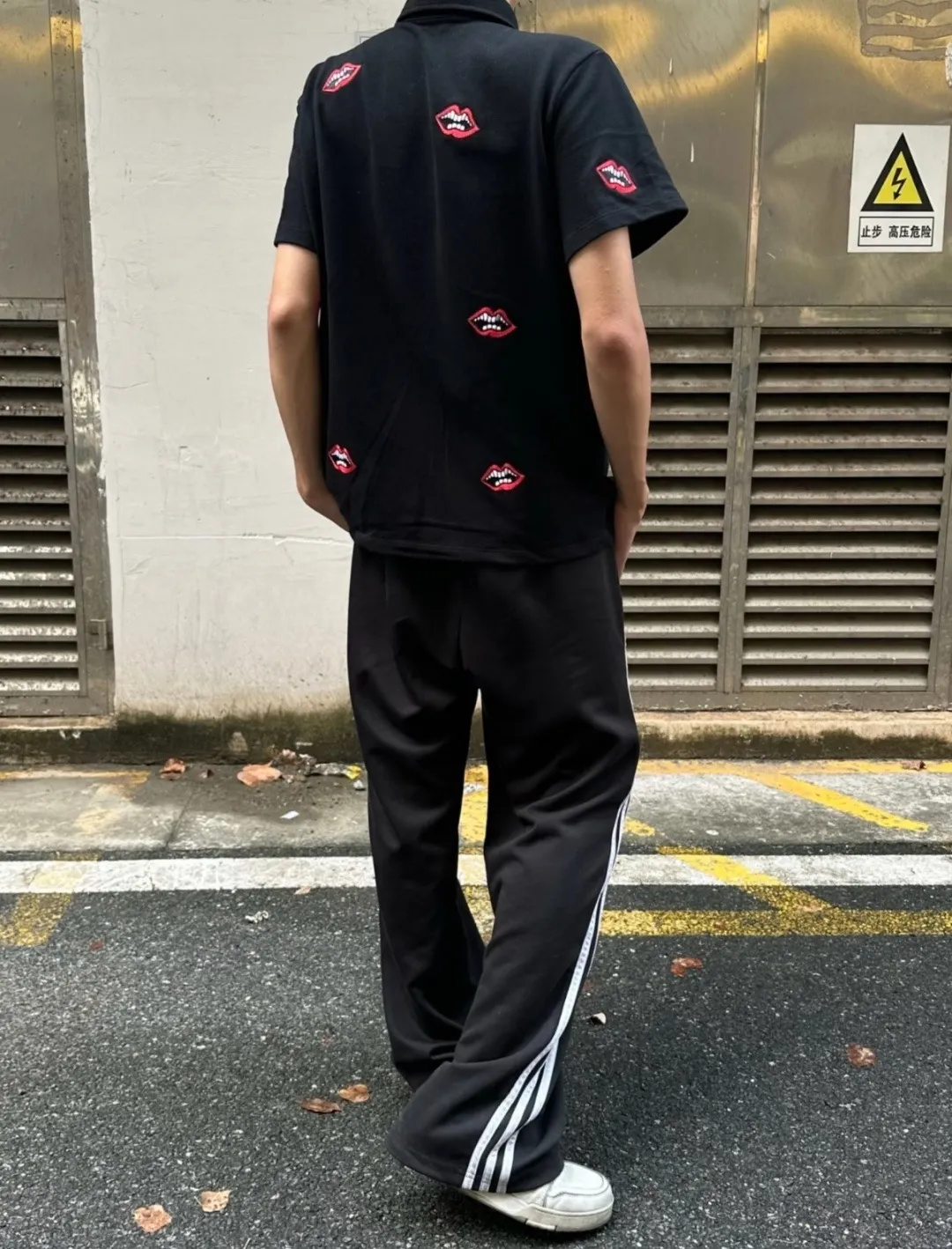Matty Boy Lips Embroidered Cotton Polo Shirt D15019610 — view 16