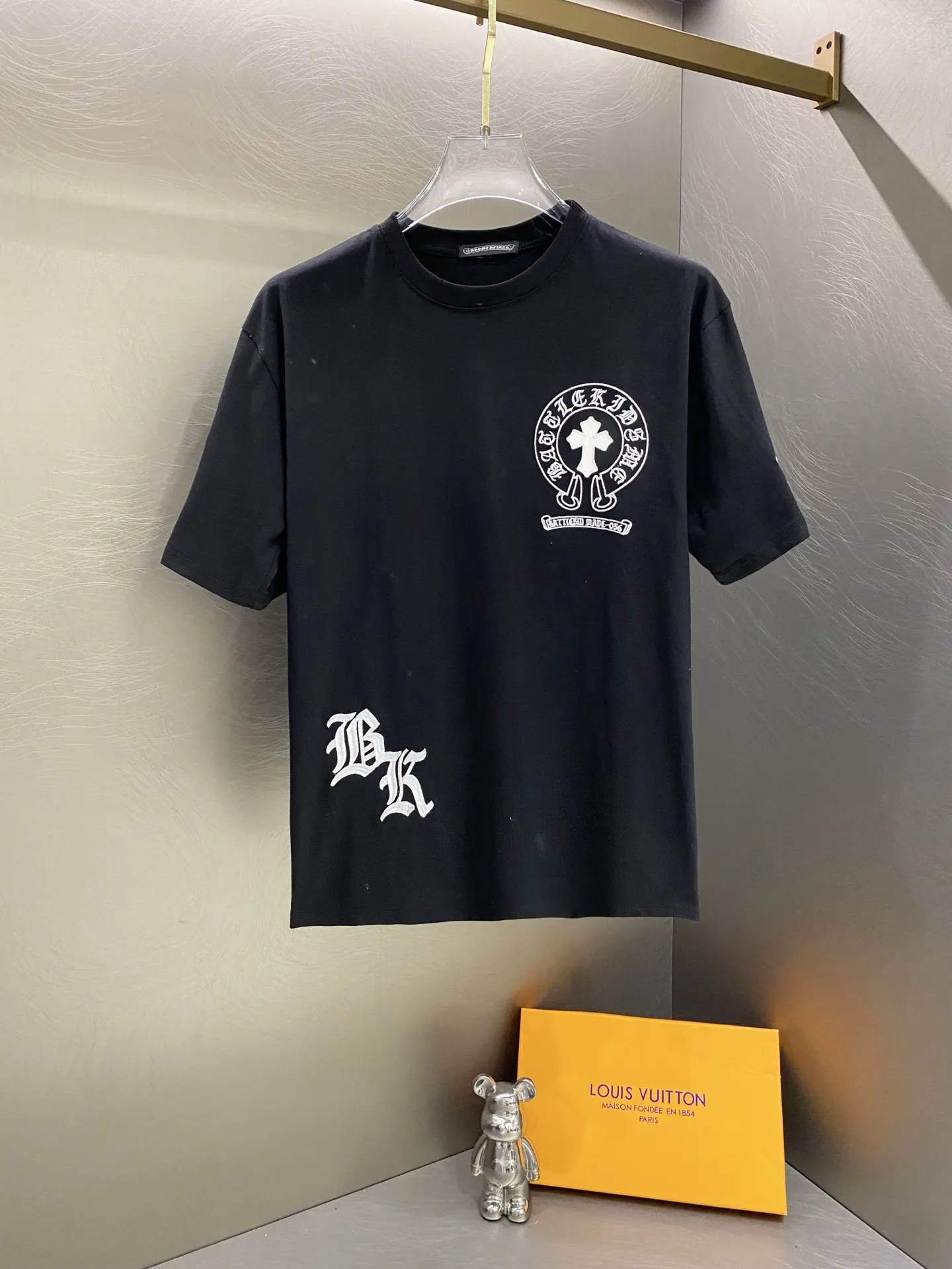 Chrome Hearts Horseshoe Logo Cotton T-Shirt D15019623 — view 3