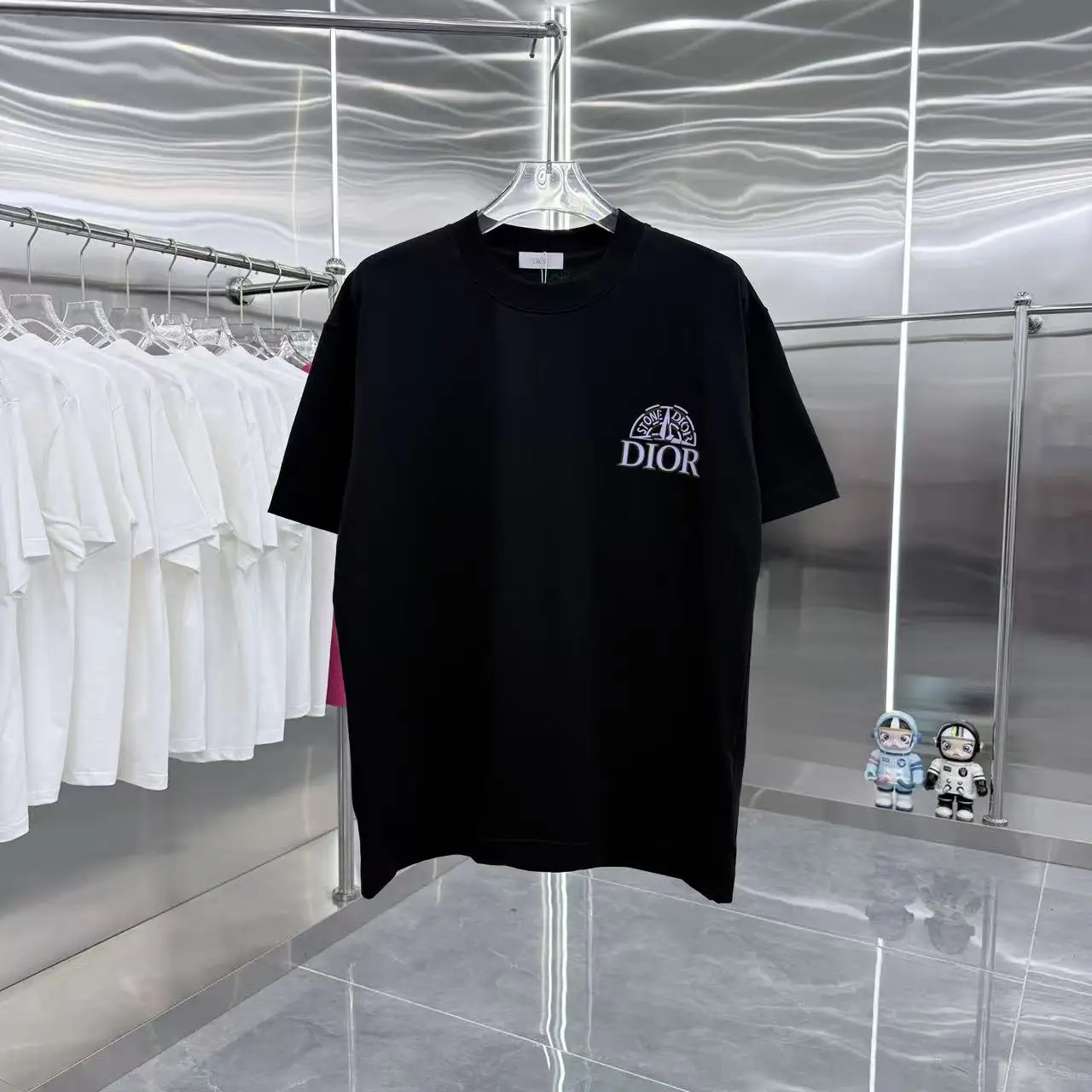 Logo Graphic Cotton T-Shirt D15014341