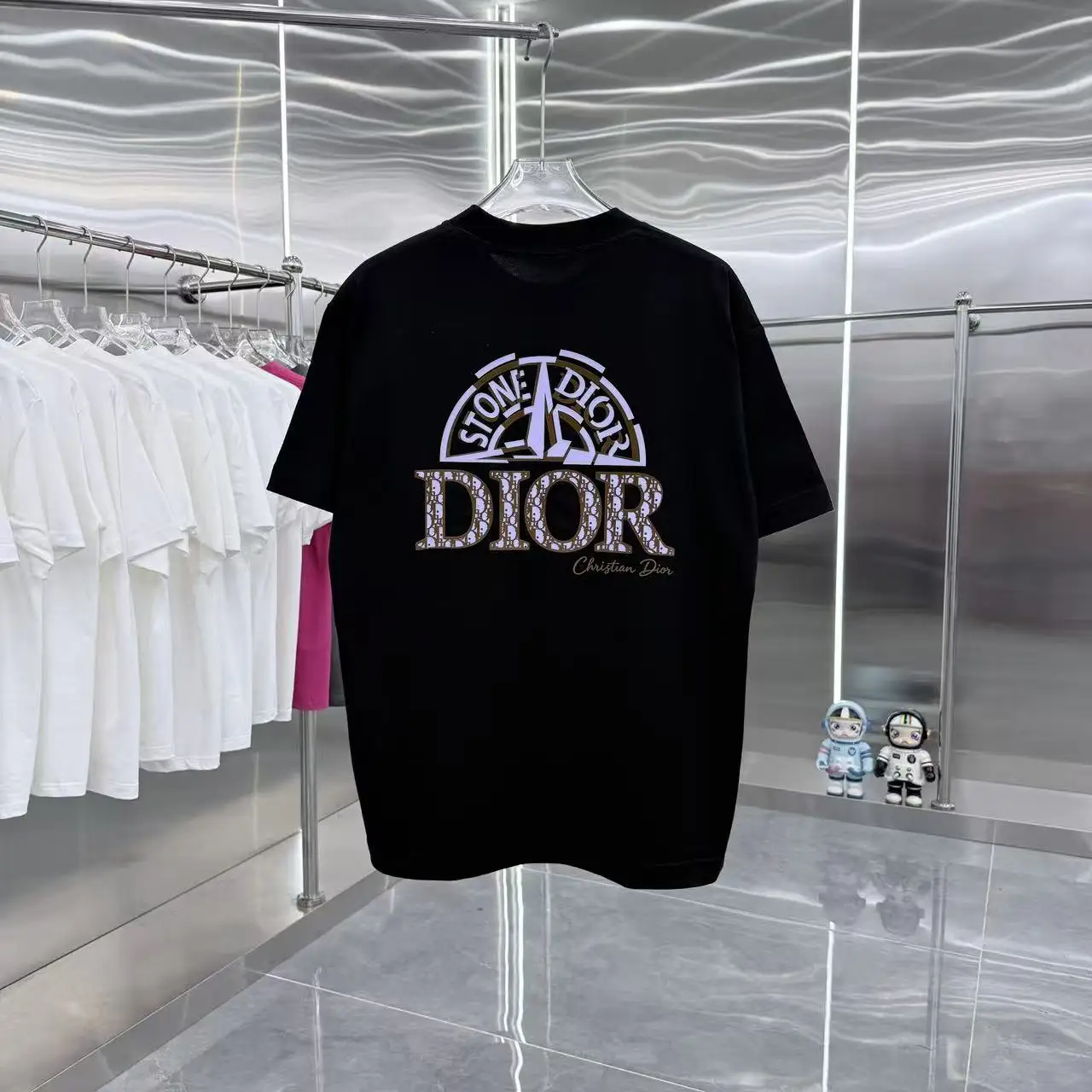 Logo Graphic Cotton T-Shirt D15014341 — view 7