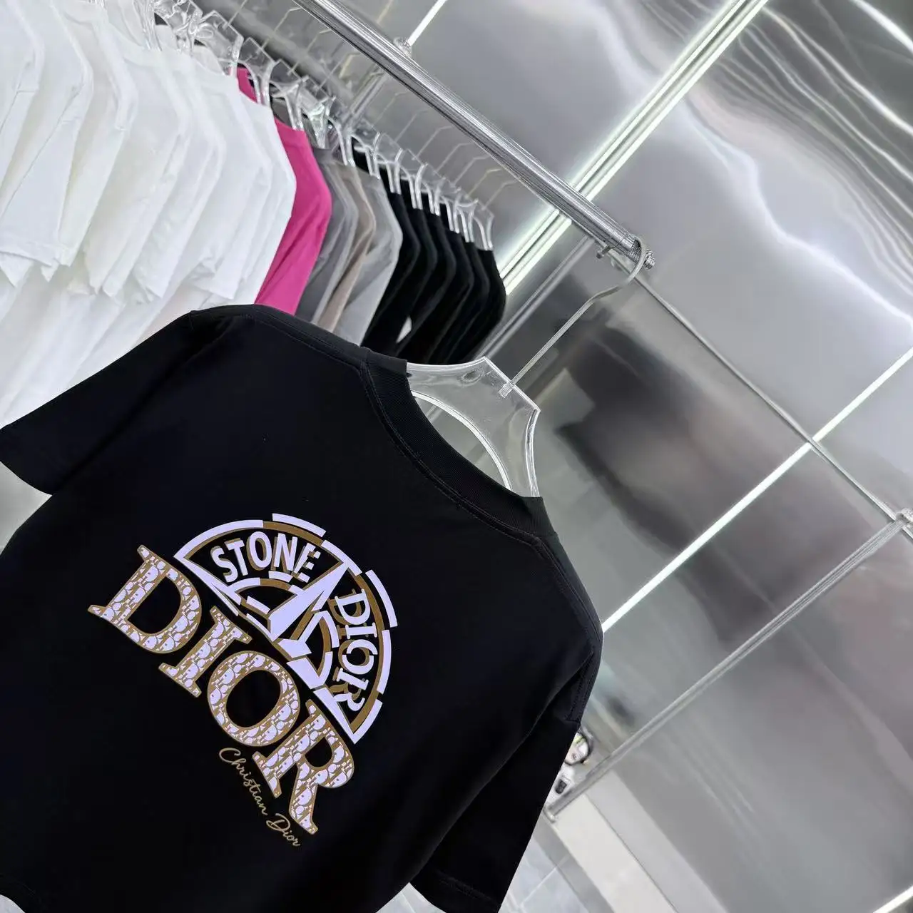Logo Graphic Cotton T-Shirt D15014341 — view 8