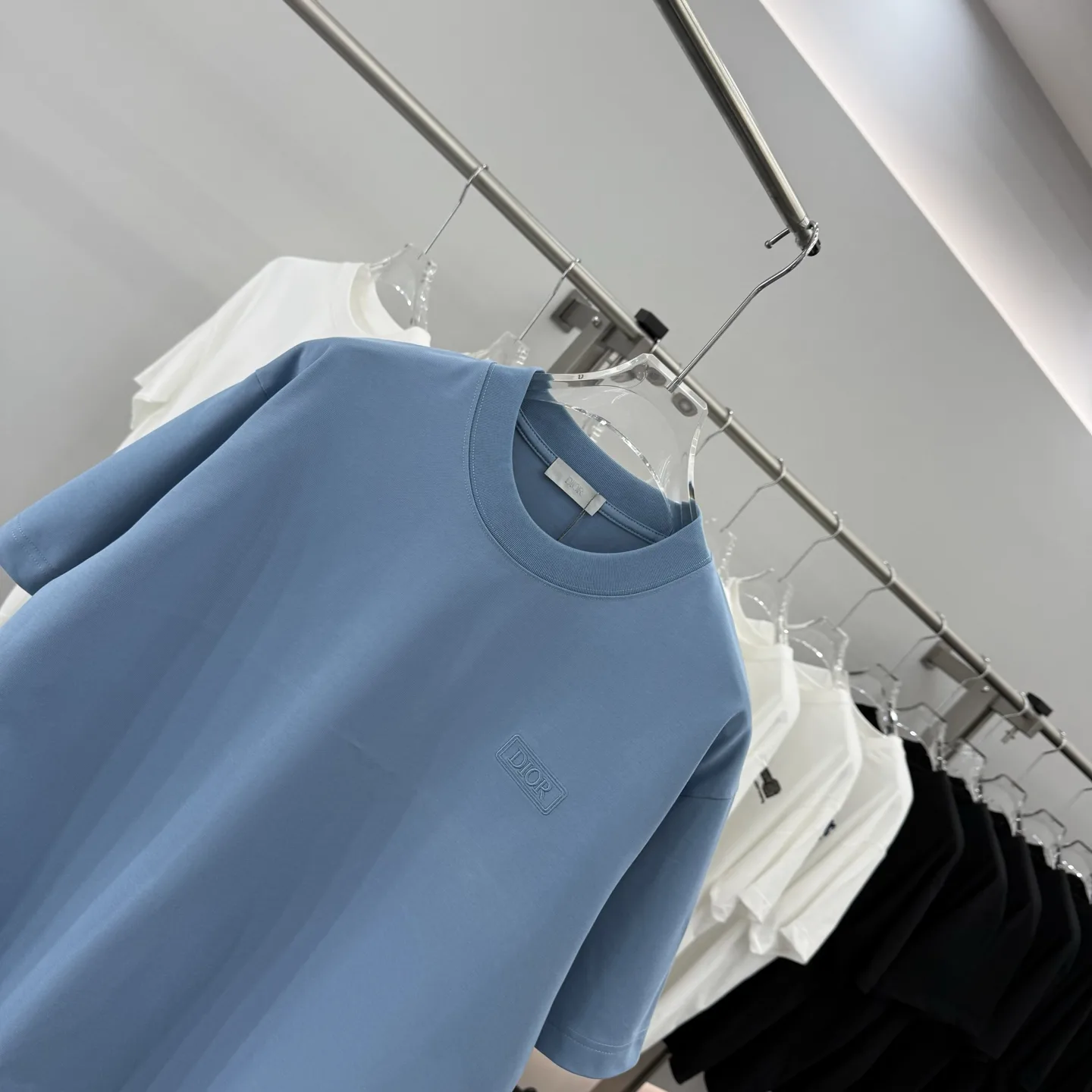 Logo-Embroidered Cotton-Jersey T-Shirt D15014260 — view 3