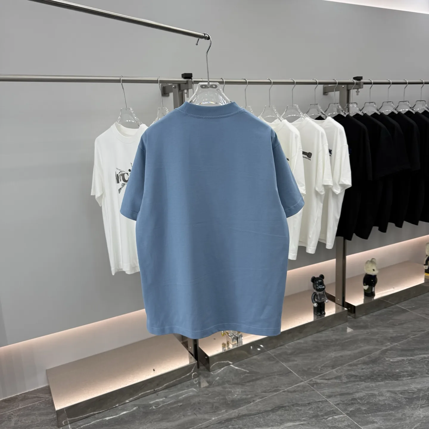 Logo-Embroidered Cotton-Jersey T-Shirt D15014260 — view 7
