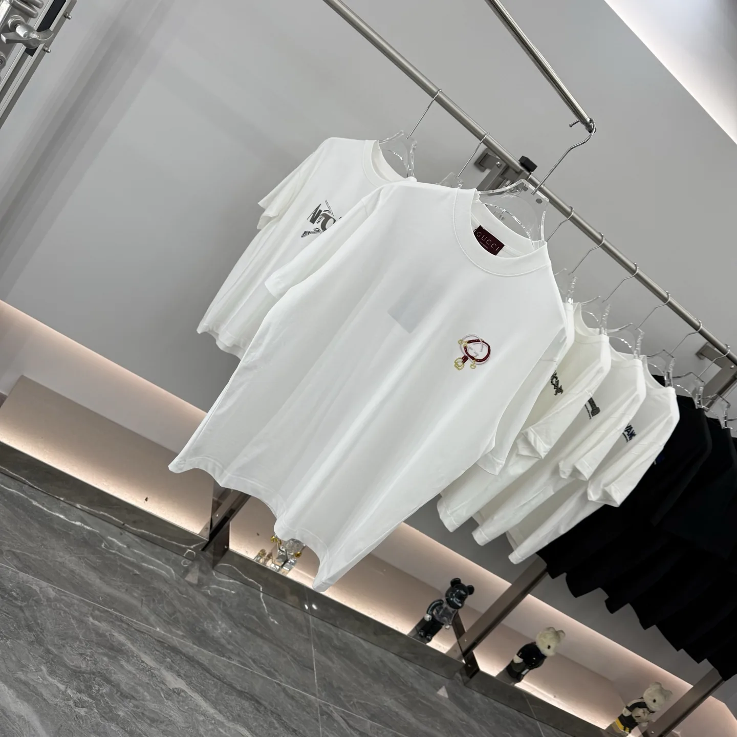 Embroidered Logo Cotton T-Shirt D15014264 — view 2