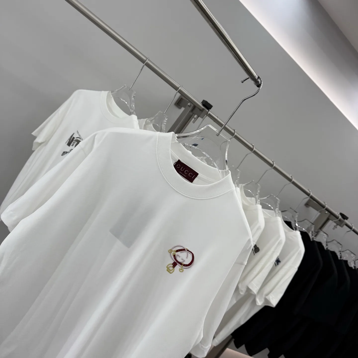Embroidered Logo Cotton T-Shirt D15014264 — view 3